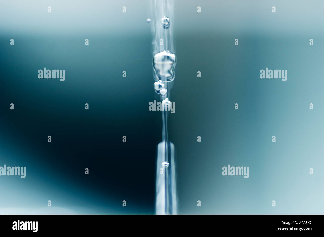 water droplets falling in space Stock Photo Alamy