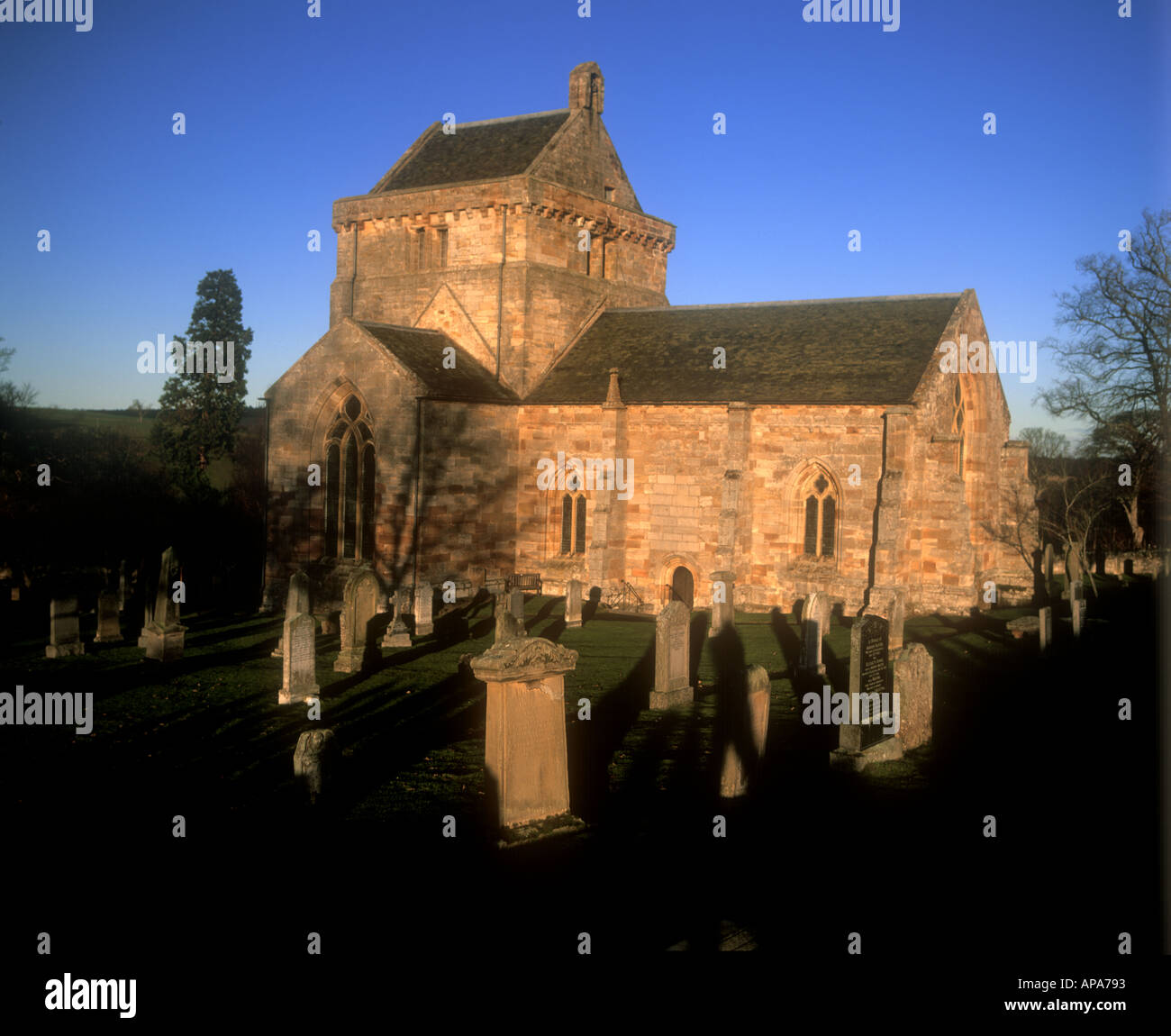Crichton church crichton midlothian scotland hires stock photography