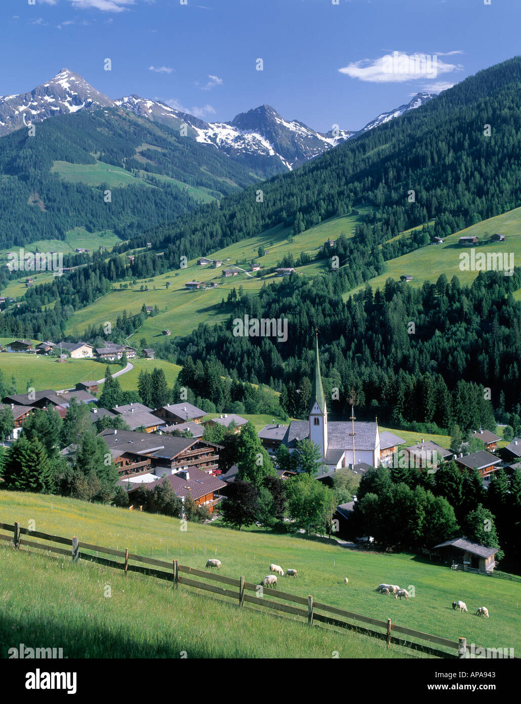Alpbach Austria Stock Photo