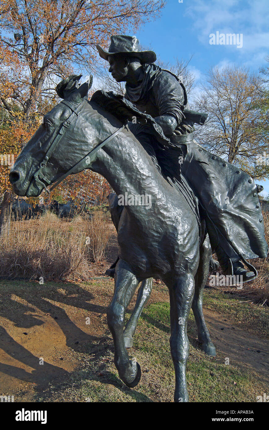 Statue In Dallas Downtown Texas Stock Photos & Statue In Dallas