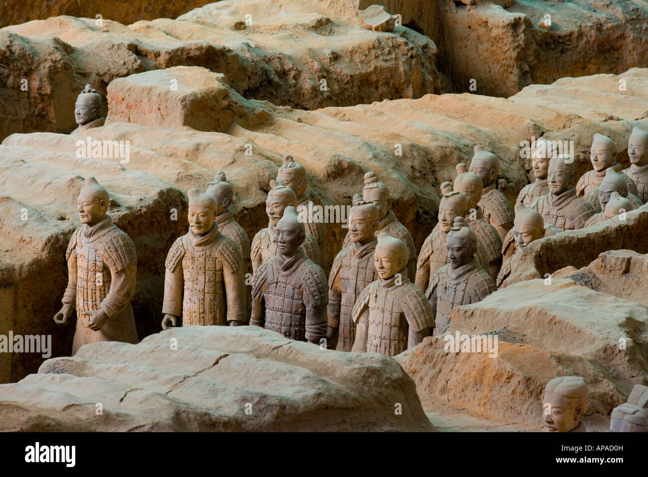 The Emperor Qin's Terra-cotta Warriors Xi'an Stock Photo - Alamy