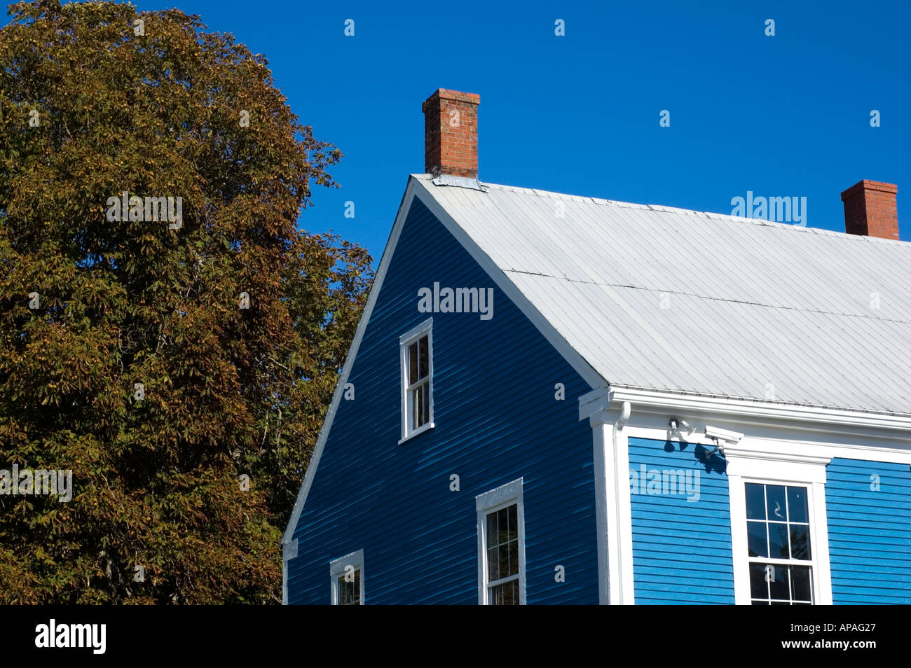 St Andrews New Brunswick Canada salt box house Stock Photo Alamy