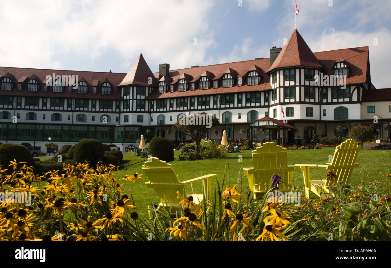 Fairmont Algonquin Hotel St Andrews New Brunswick Canada Stock Photo