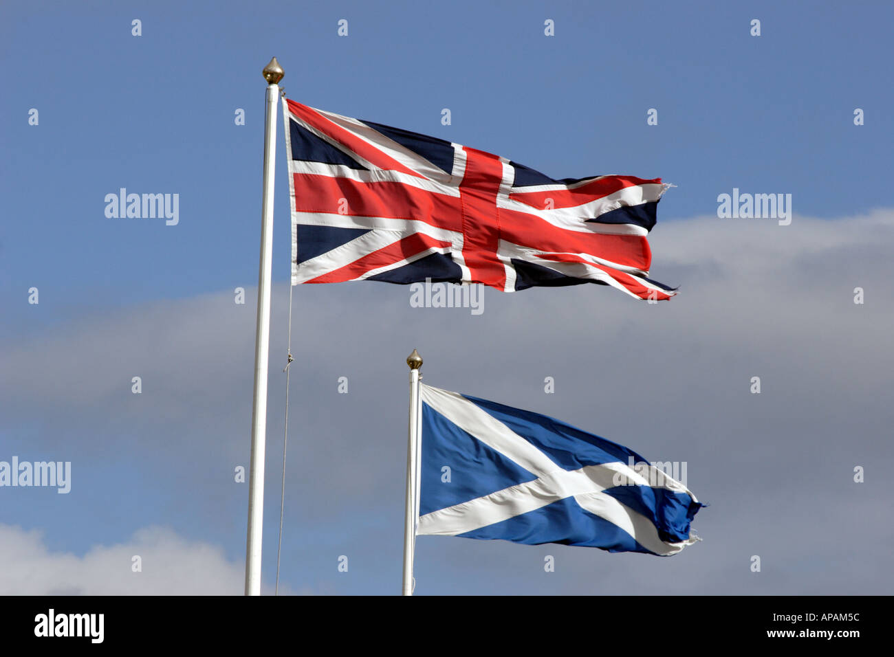 Scottish Flag Union Jack Hi res Stock Photography And Images Alamy