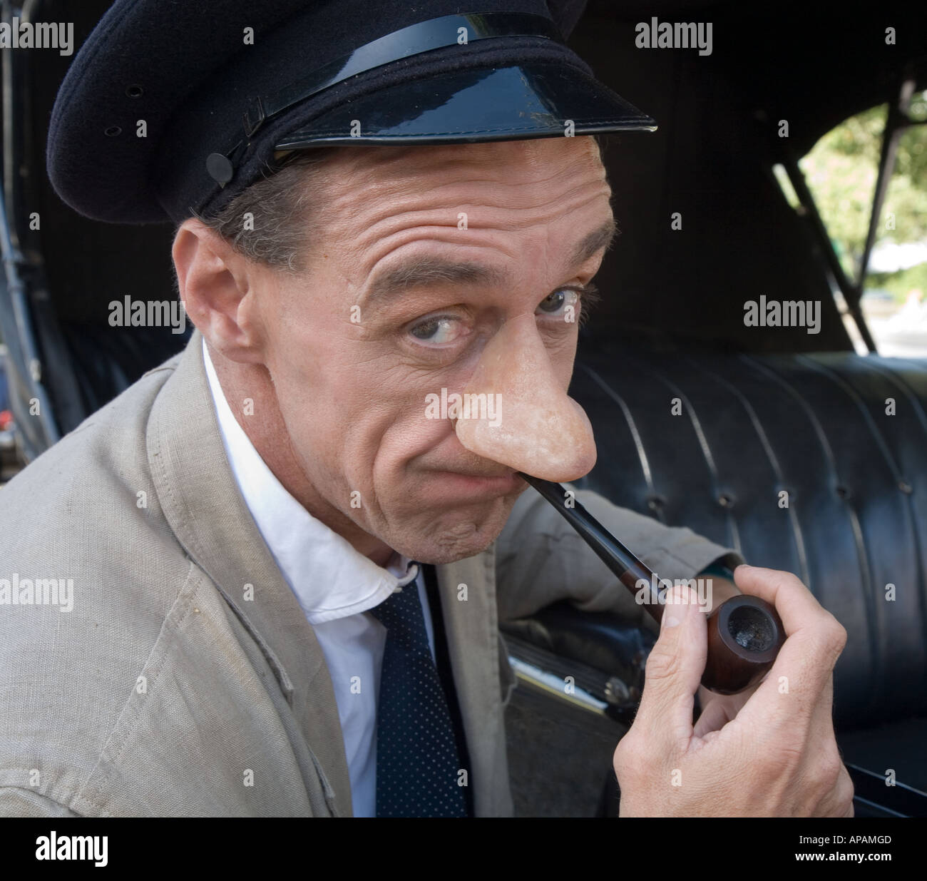 Sid James Carry On Cabbie Goodwood Revival Sussex UK Europe Stock Photo