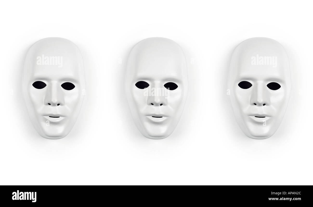 Masks Masken Stock Photo