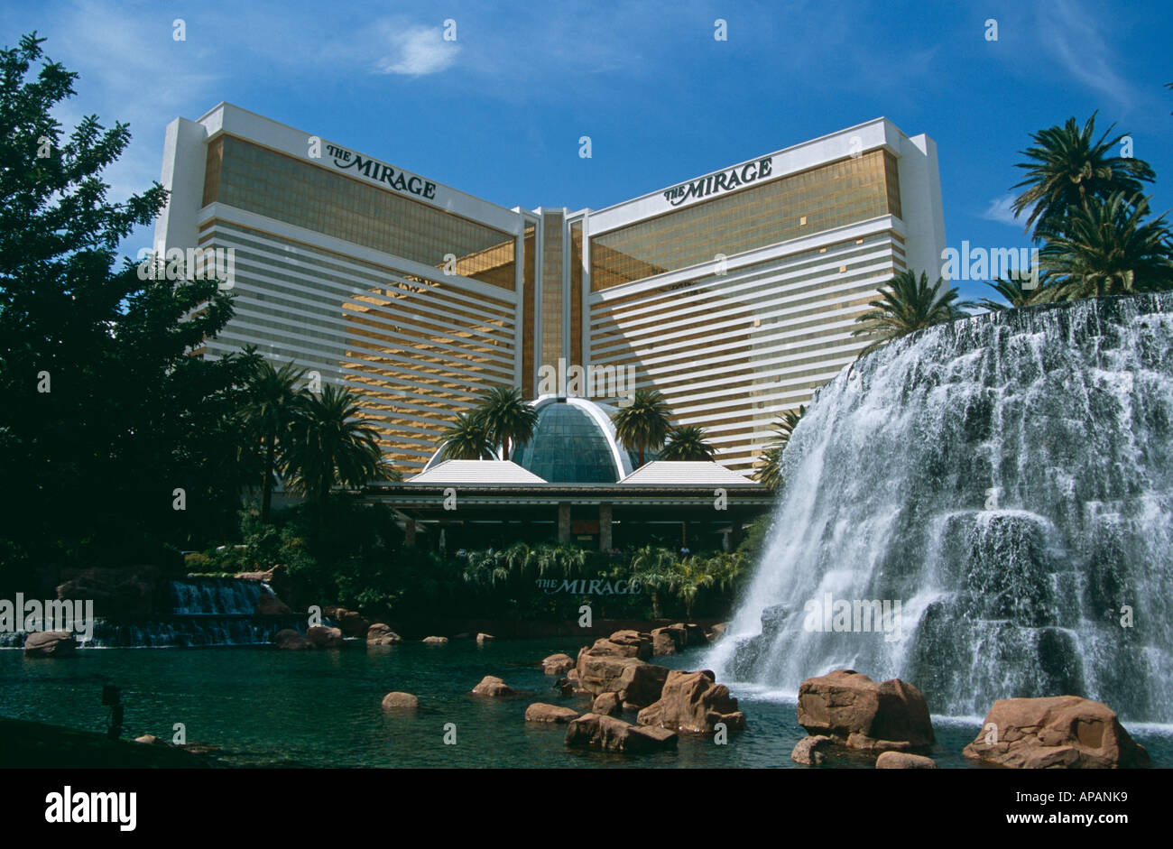 The Mirage Hotel and Casino, Las Vegas, Nevada, USA Stock Photo