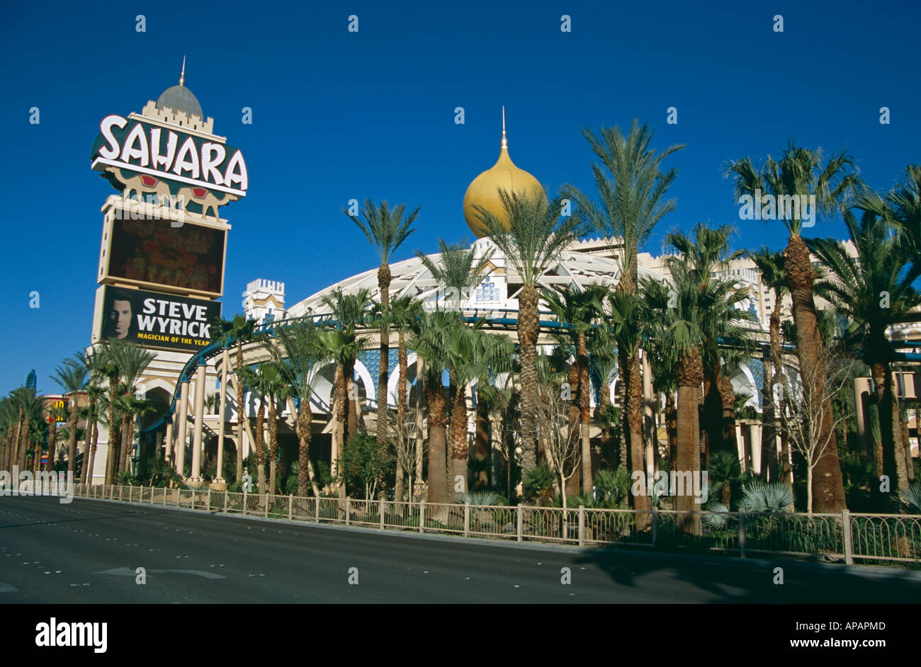 The Sahara Hotel and Casino, Las Vegas, Nevada, USA Stock Photo - Alamy