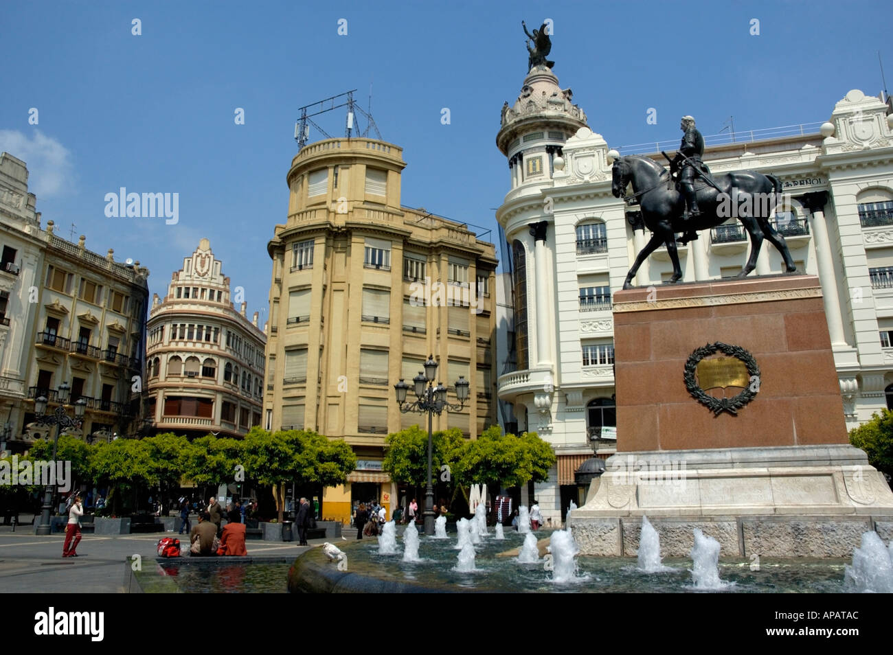 Cordoba, Andalucia, Spain - Tendillas square. Stock Photo