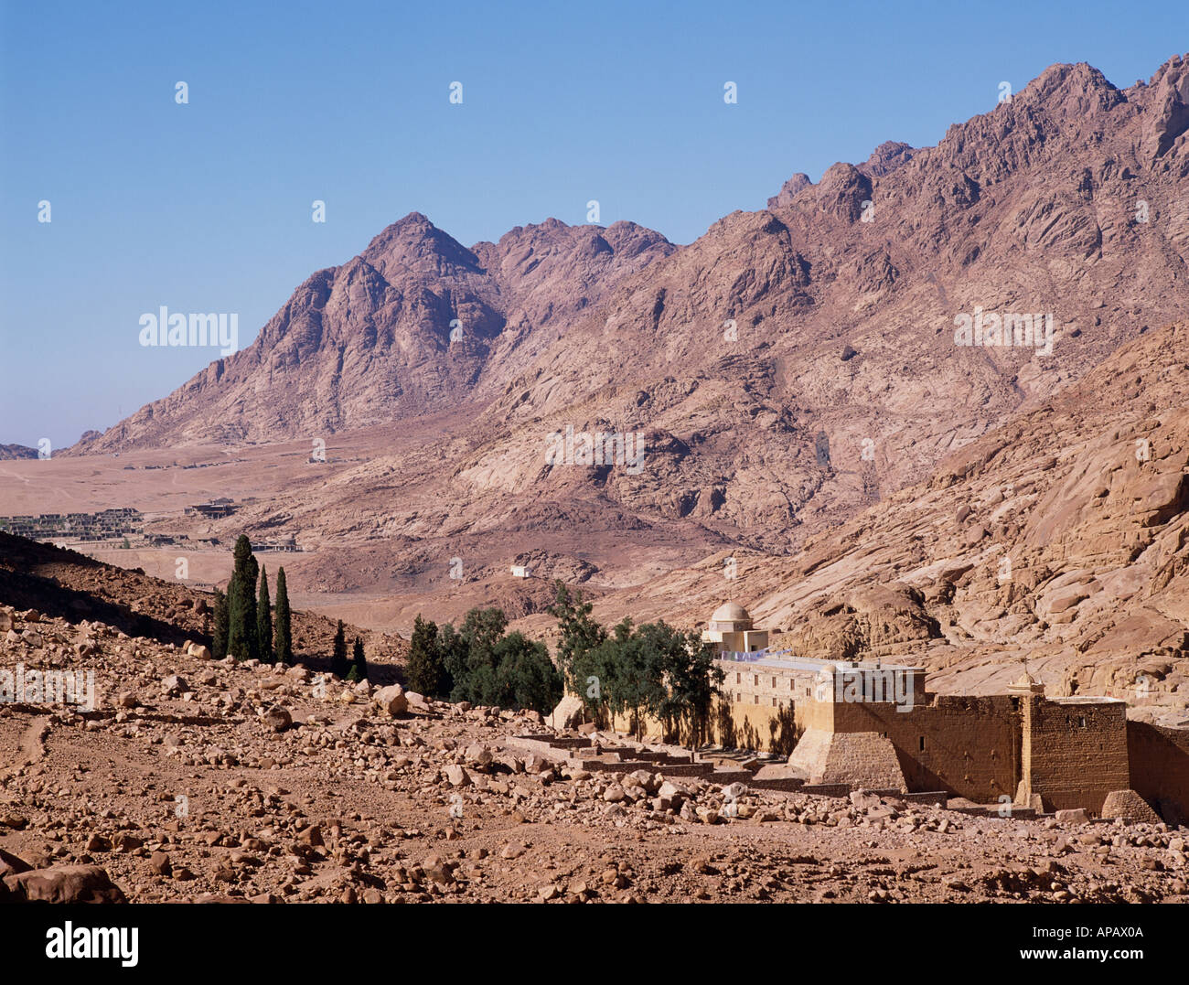 Saint Katherines Monastery Sinai Desert Egypt North Africa Stock Photo