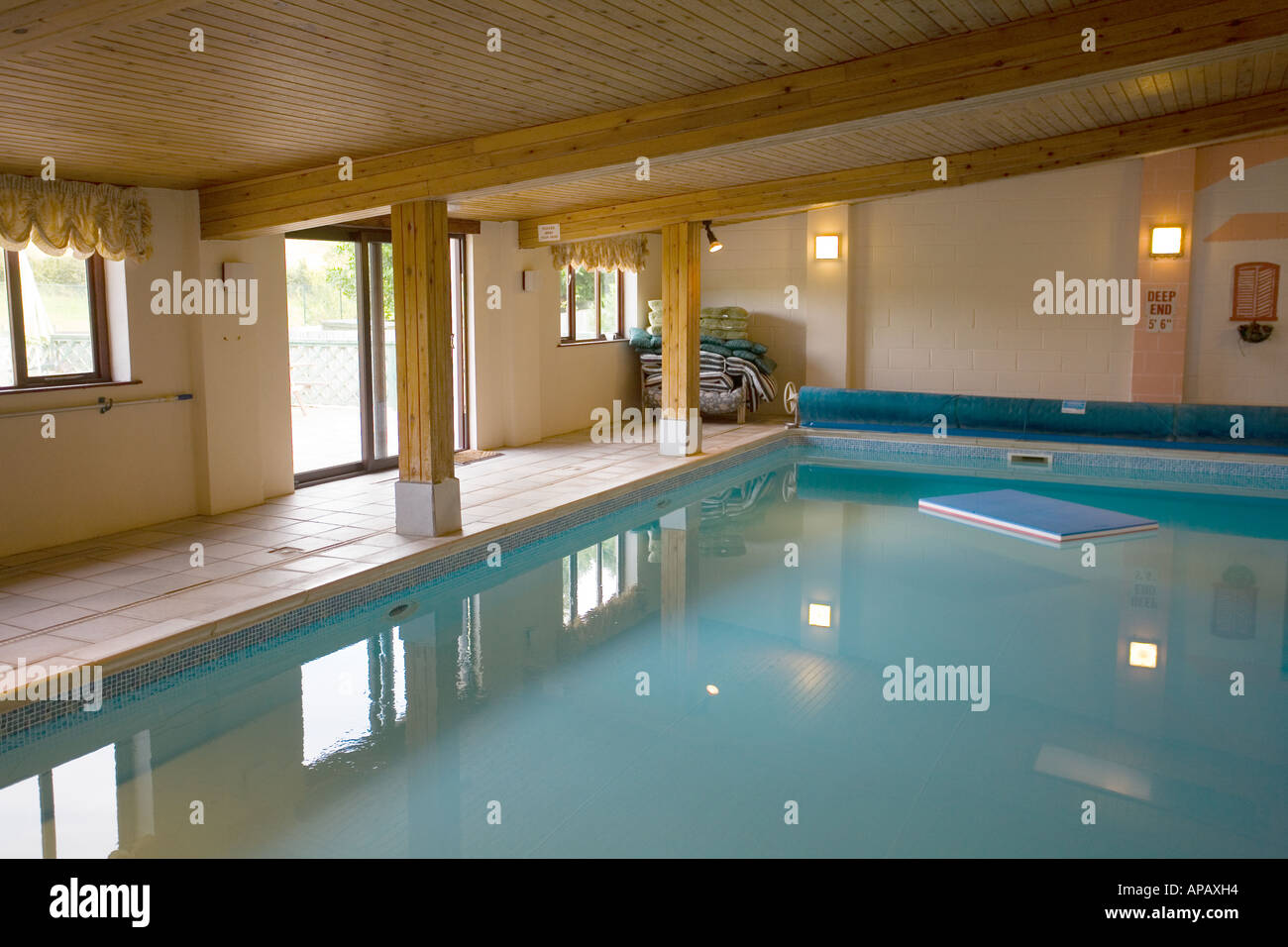 Indoor swimming pool ,Totnes Devon England Stock Photo Alamy