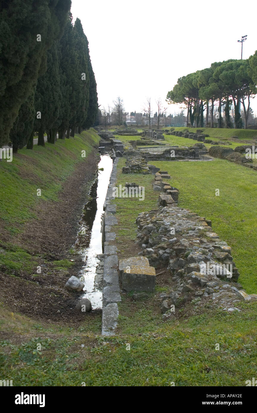 old river port of the Roman era in Aquileia Stock Photo - Alamy