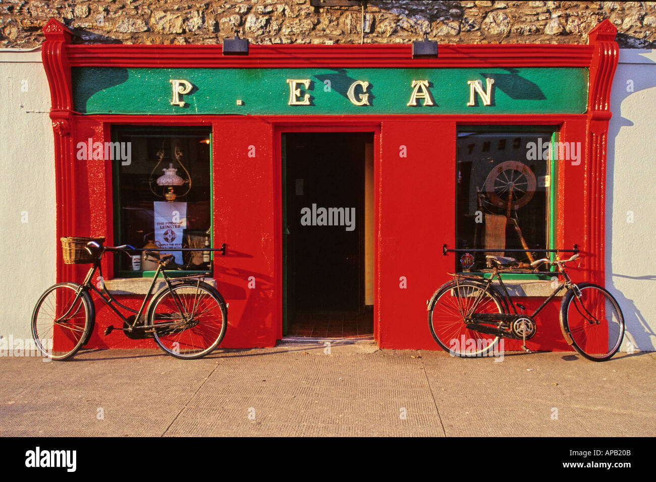 Traditional Pub front Moate Co Westmeath Stock Photo Alamy