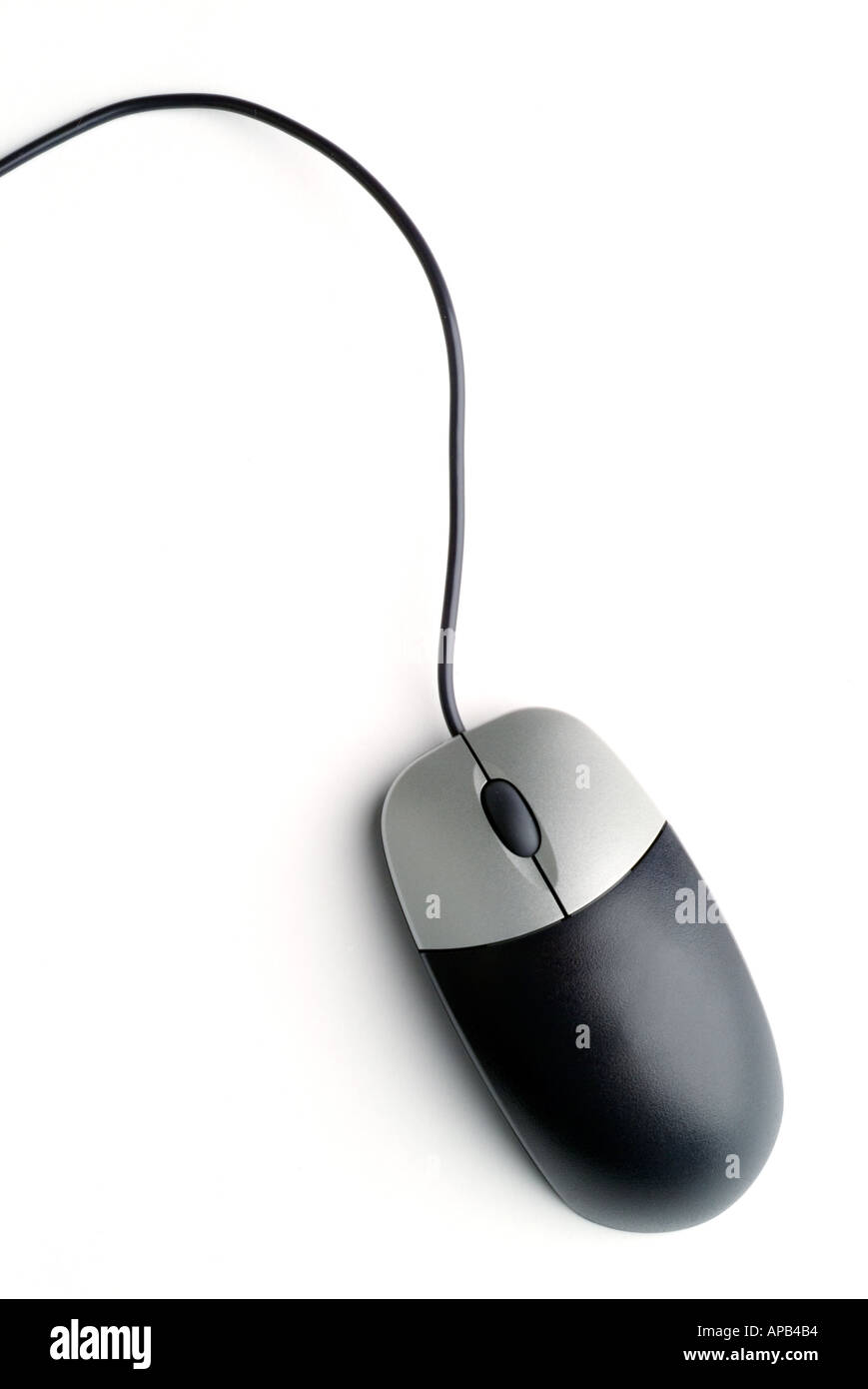 computer mouse input data it information technology PC personal tail button  click online internet usb connect Stock Photo - Alamy
