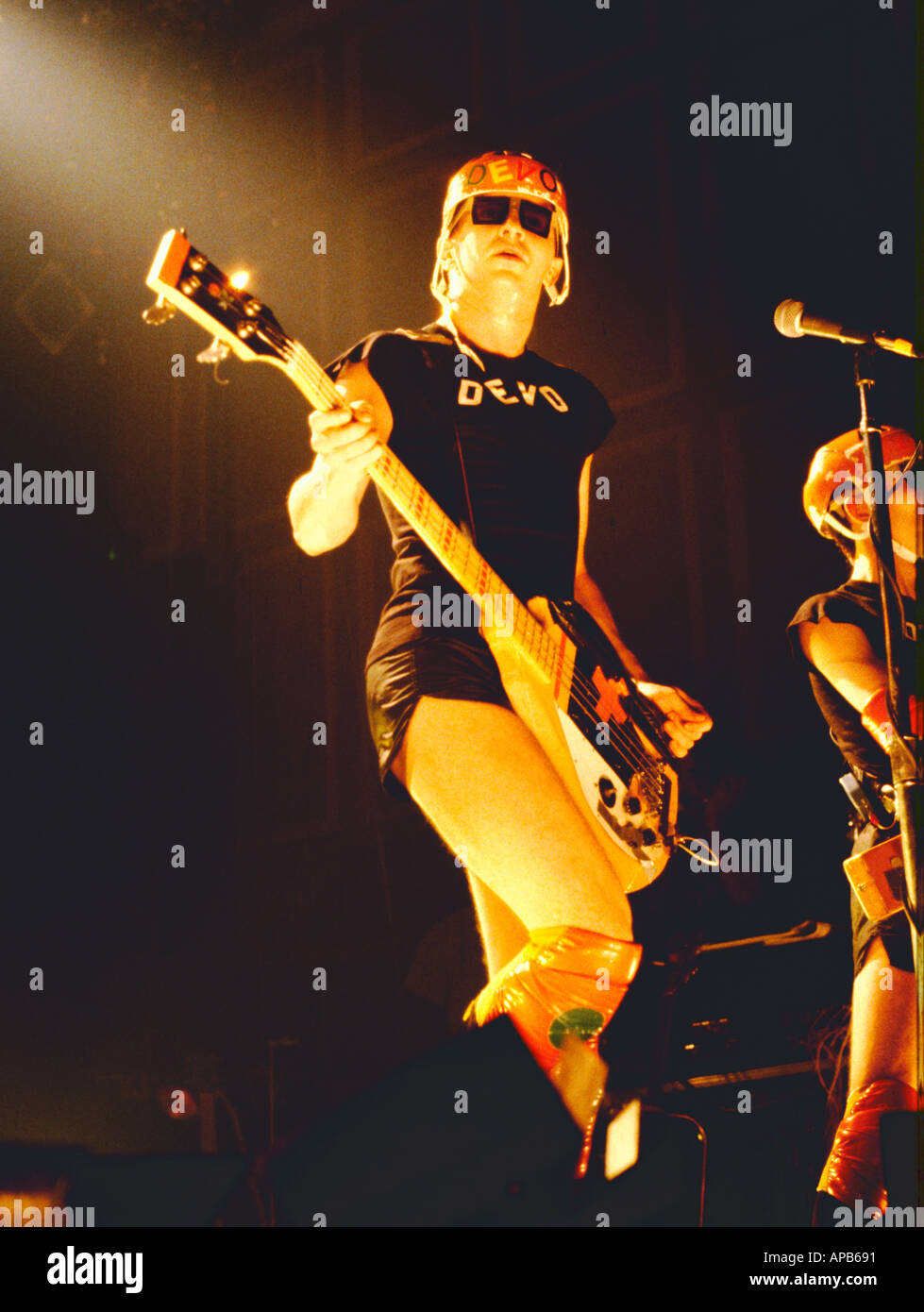 devo in concert Stock Photo Alamy