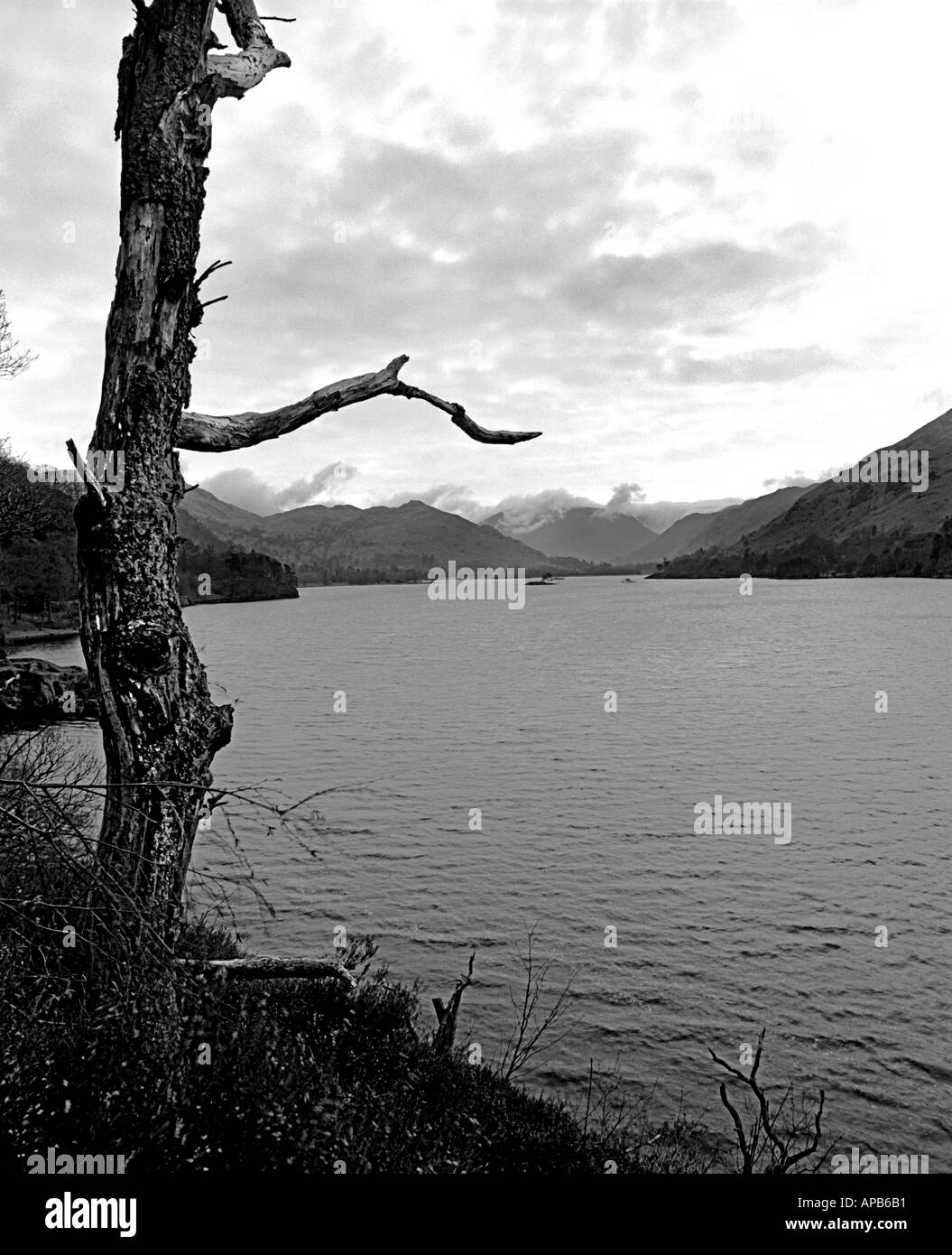 Ullswater lake district Black and White Stock Photos & Images - Alamy