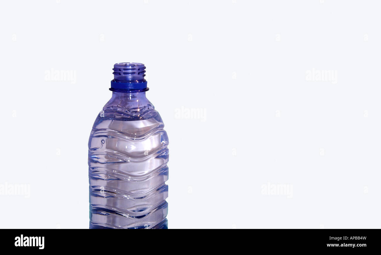 Bottle of water isolated against a white background Stock Photo - Alamy