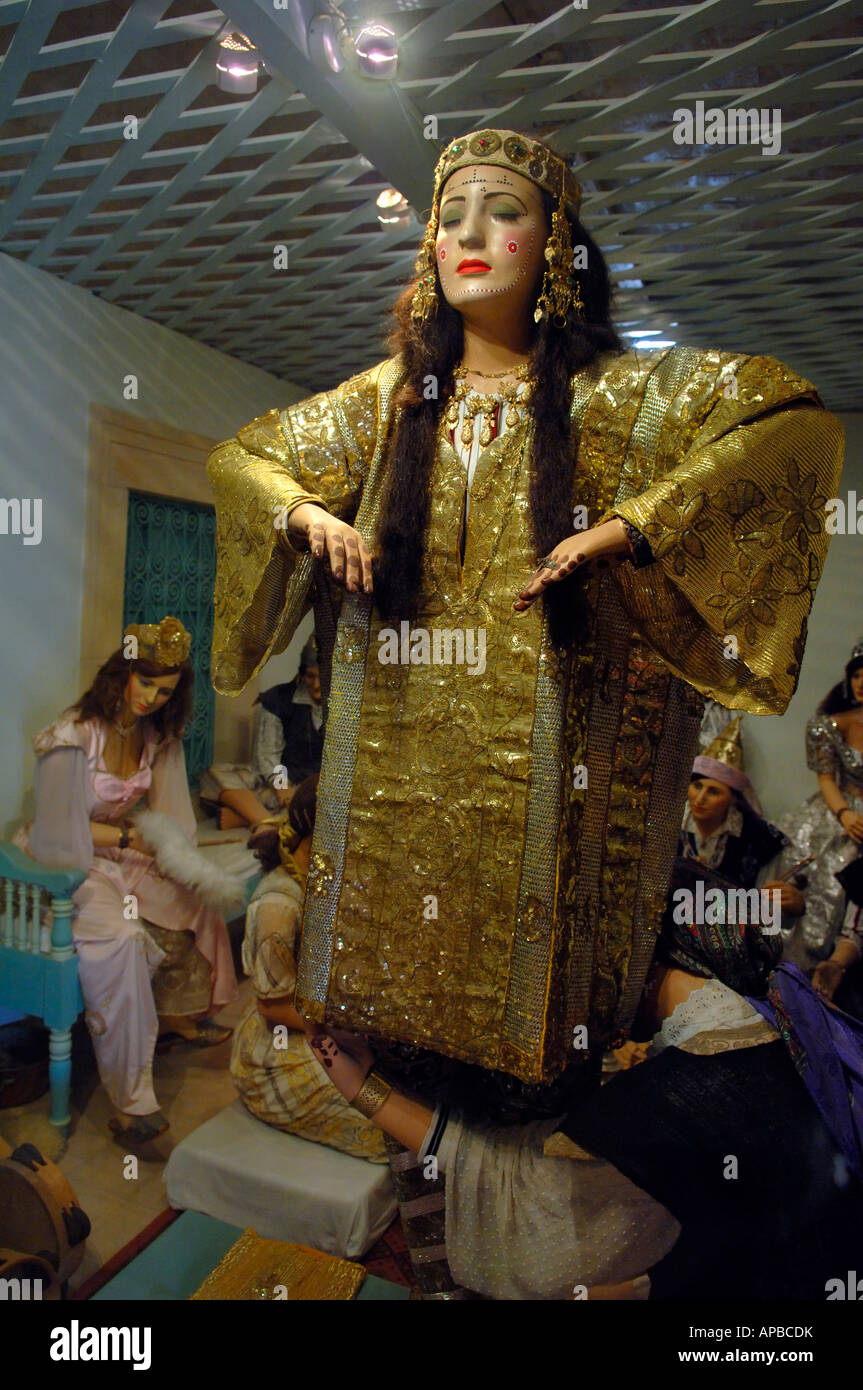 Mannequin display depicting life under Ottoman rule in Sousse Stock