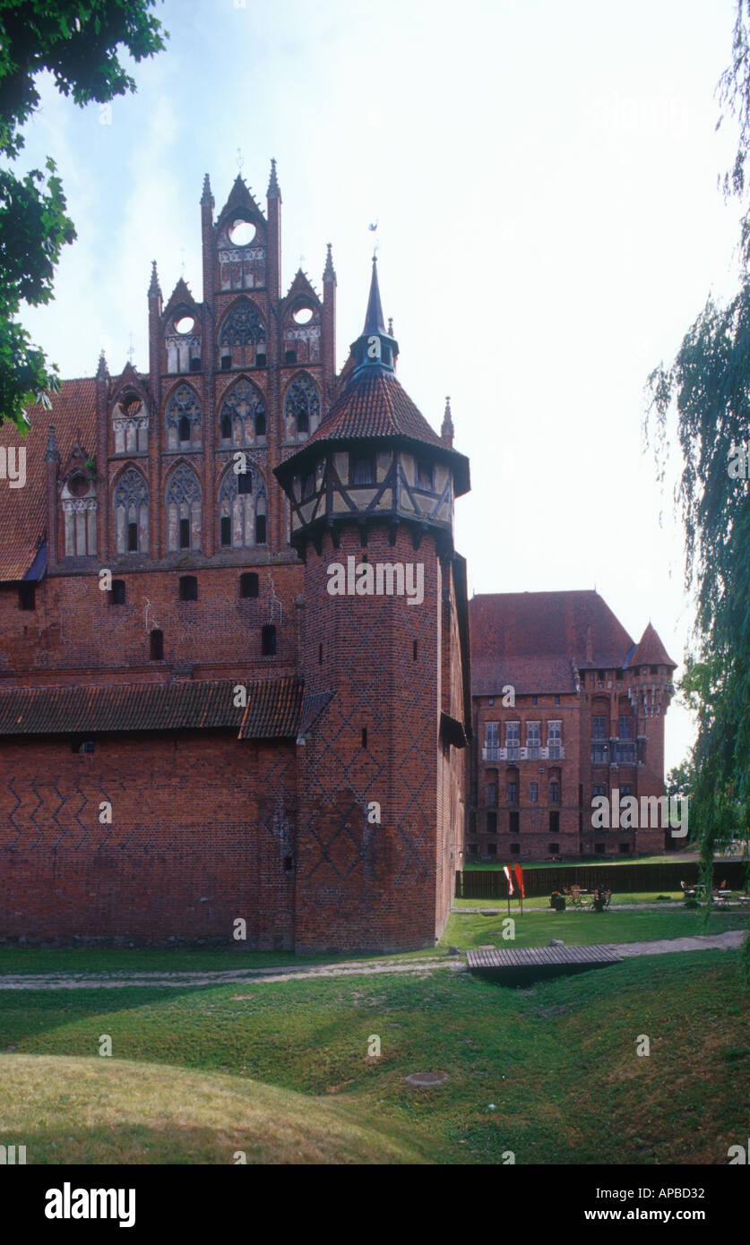 palace inside th Marienburg castle centre of th Teutonic Order of Knights Malbork Warmia Poland  Stock Photo