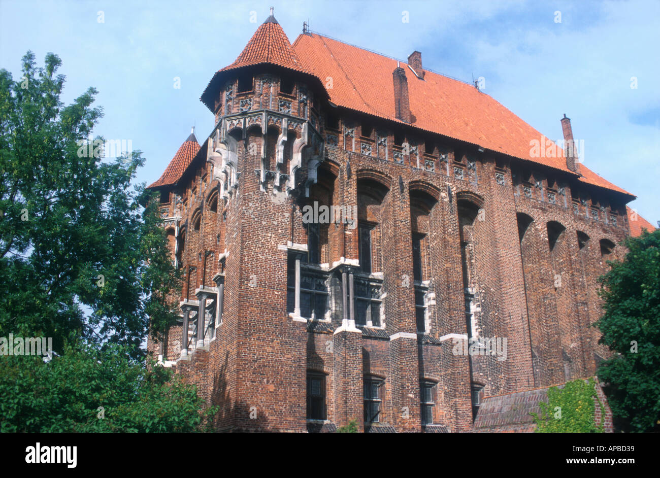 palace inside th Marienburg castle centre of th Teutonic Order of Knights Malbork Warmia Poland  Stock Photo