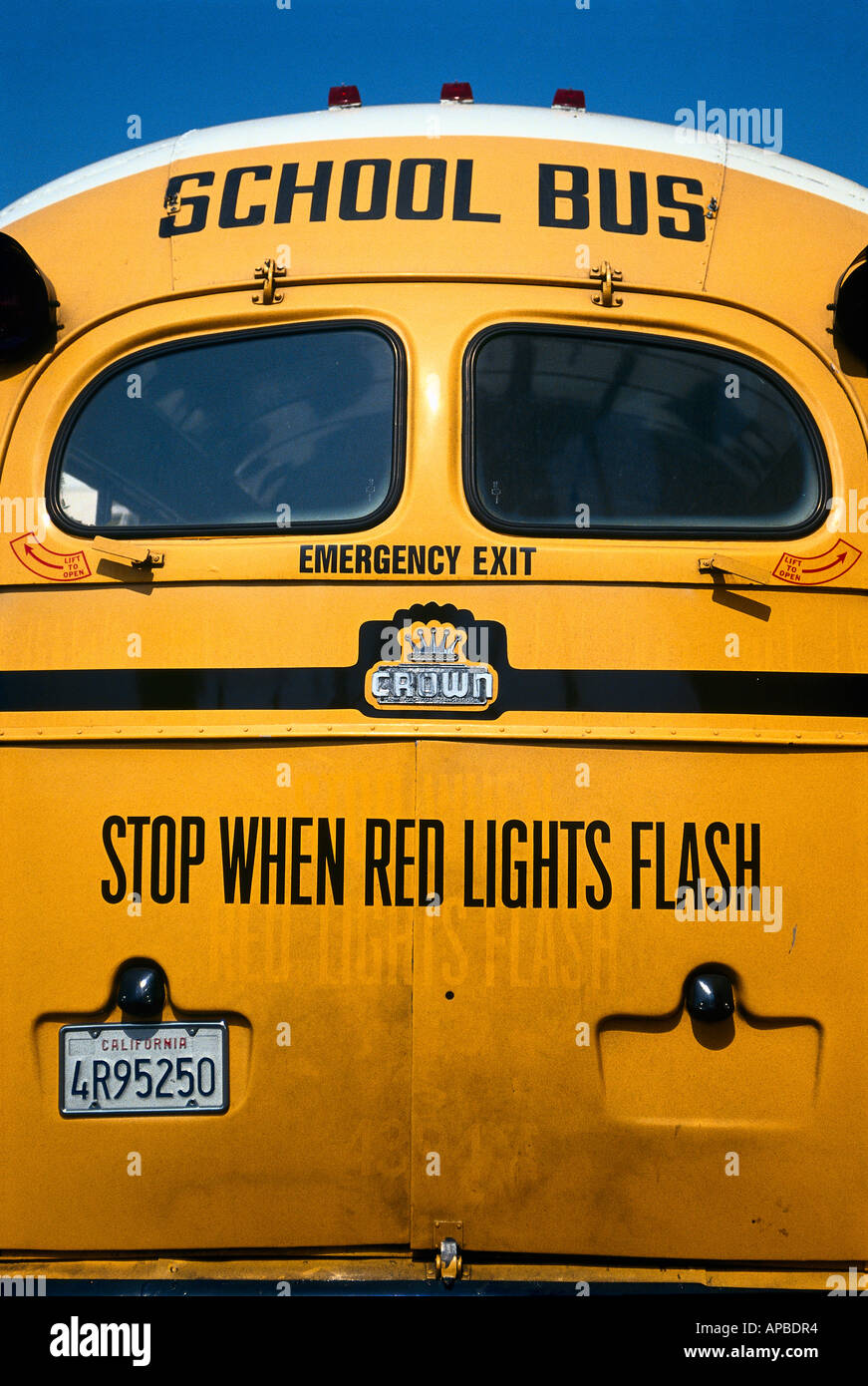 School bus California Stock Photo - Alamy