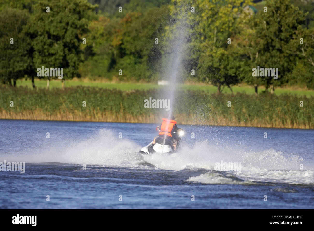 yamaha 4 stroke waverunner jetski on the river bann county antrim