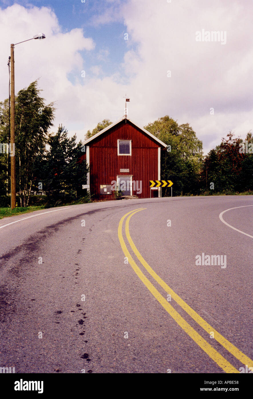 Traditional Finnish wooden house Finland Scandinavia Stock Photo - Alamy