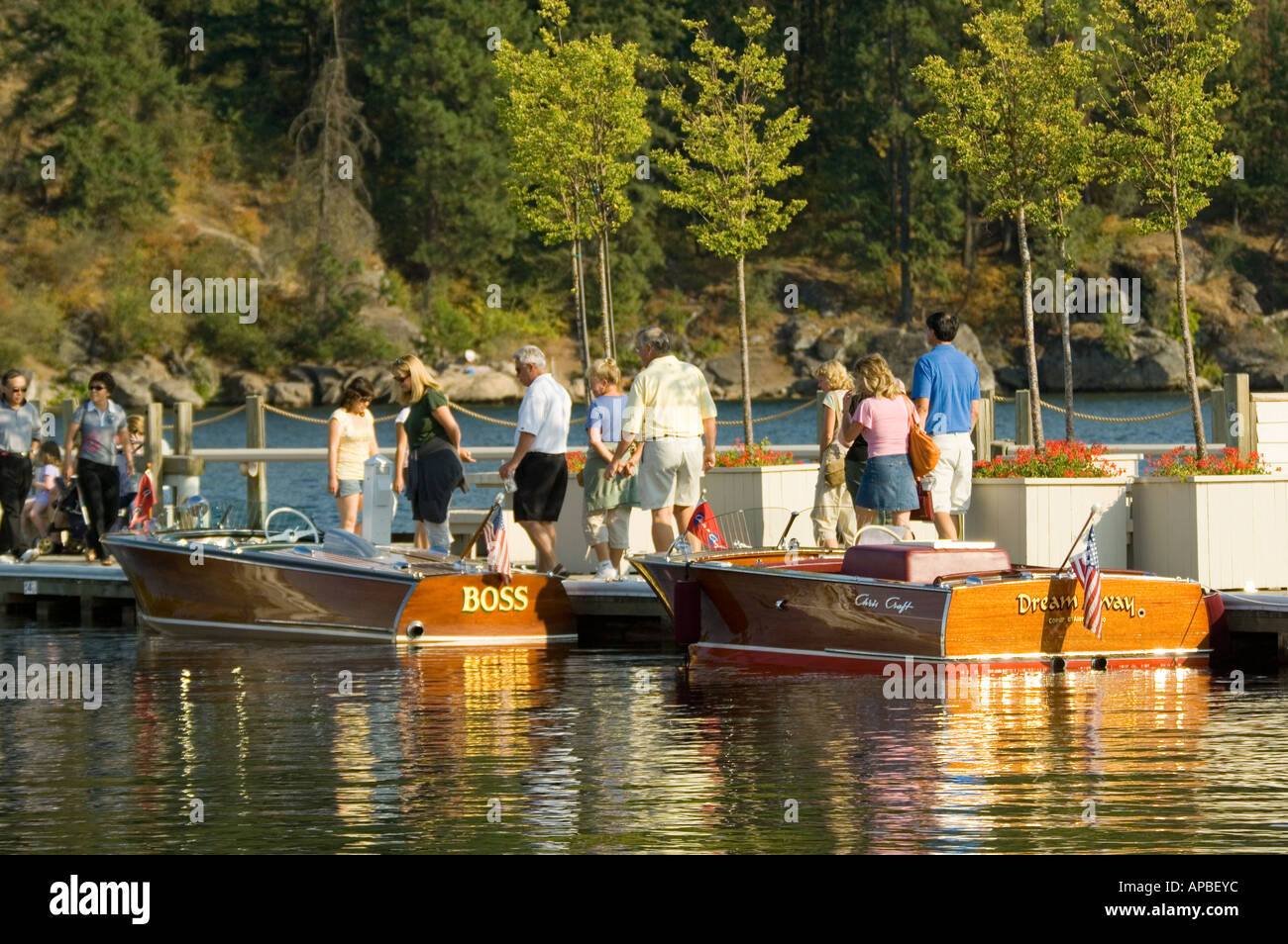 IDAHO CITY OF COEUR D ALENE ANTIQUE WOODEN BOAT FESTIVAL THE CEOUR D