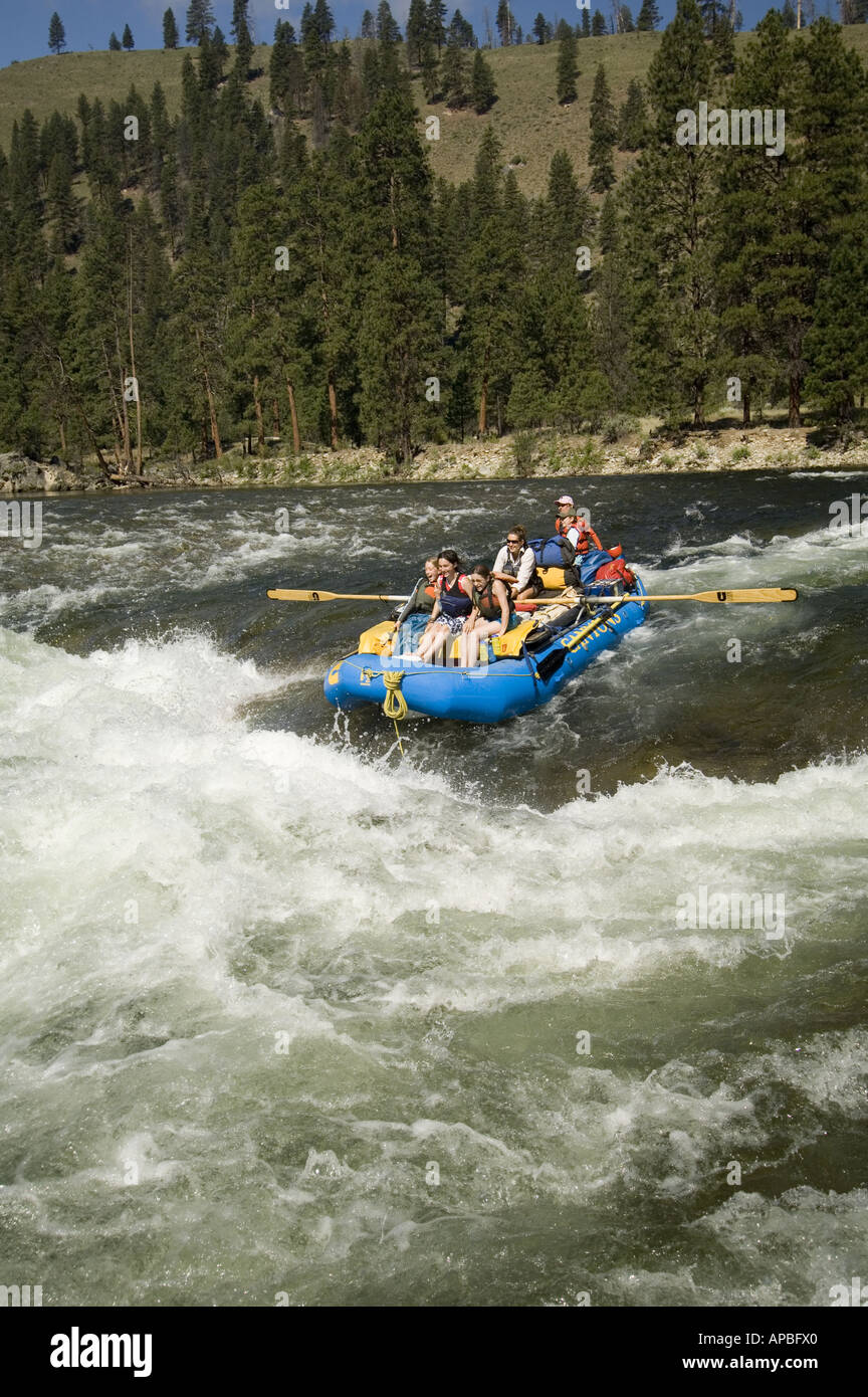 Idaho Middle Fork of the Salmon River Whitewater Rafting Guide powering