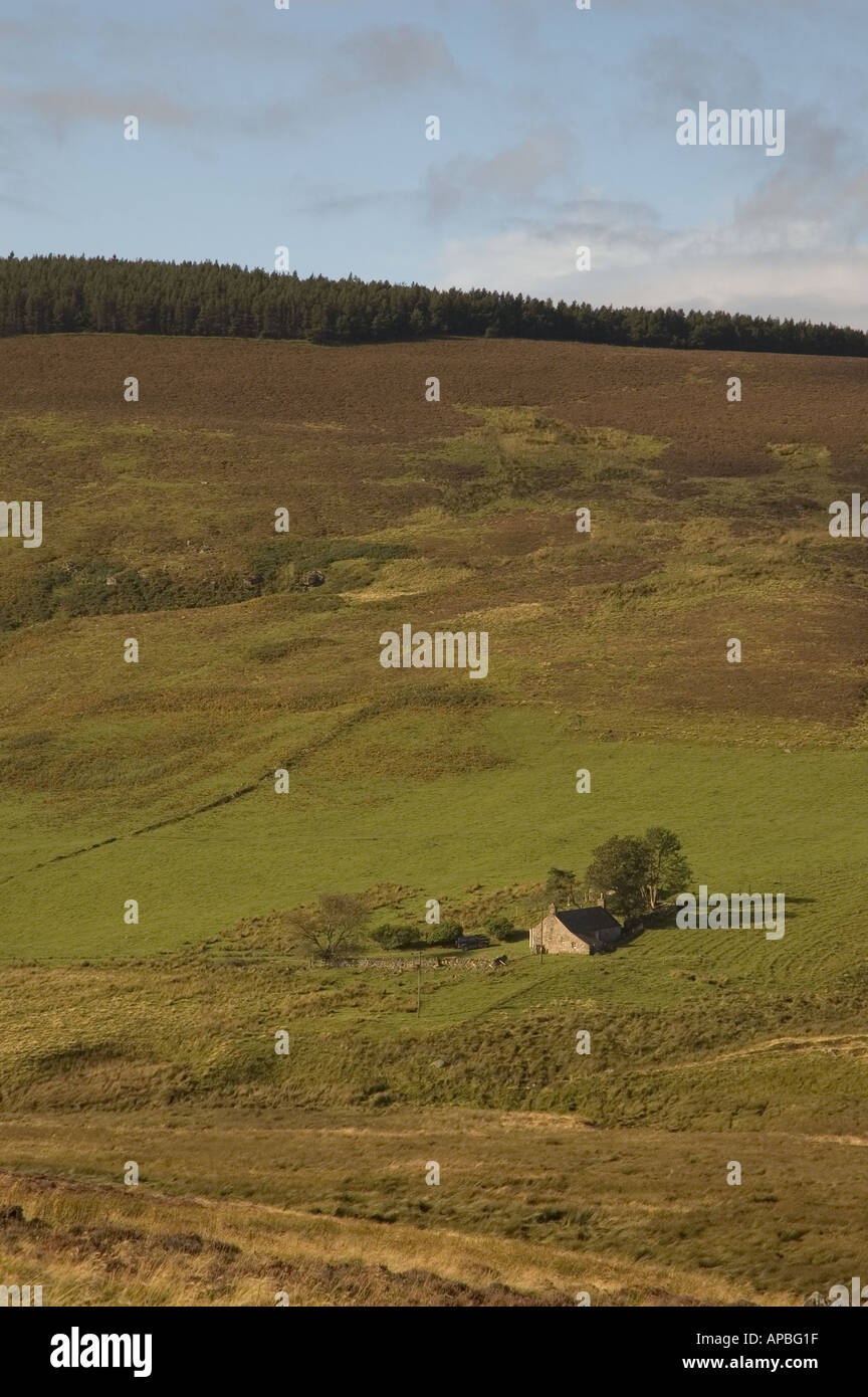 Remote cottage in Glen Prosen Angus Glens Scotland United Kingdom UK