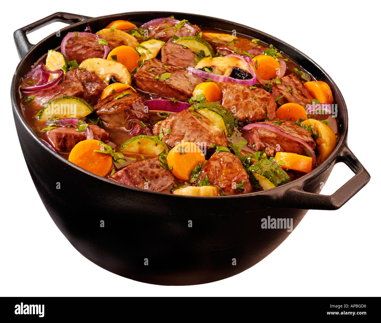 BEEF CASSEROLE CUT OUT Stock Photo Alamy