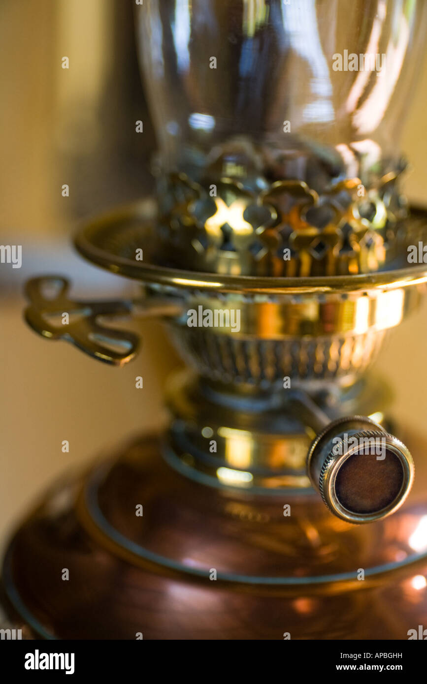 Hinks traditional oil burning lamp closeup Stock Photo Alamy