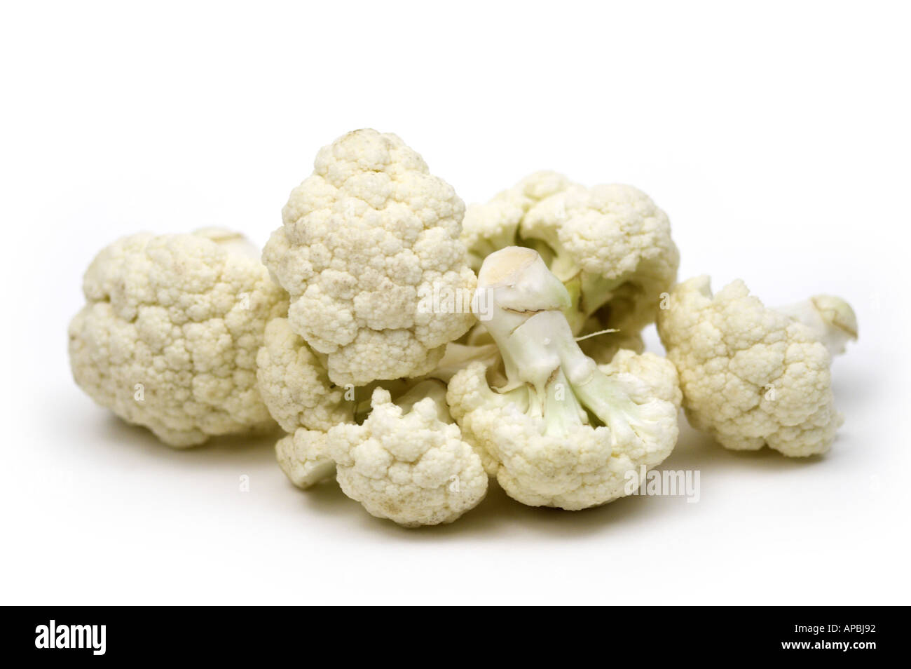 Vegetable Cauliflower Florets Stock Photo Alamy