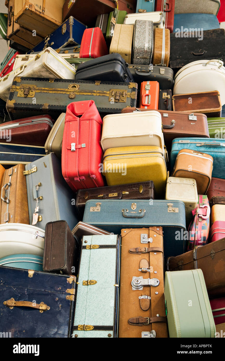 pile of luggage Stock Photo Alamy