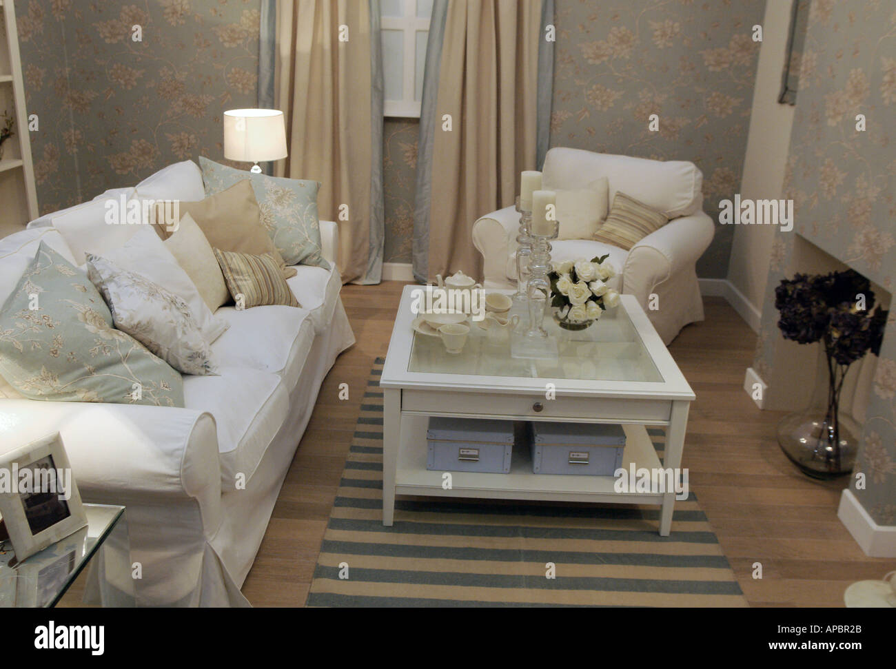 show room at the Ideal Homes Exhibition Earls Court Stock Photo