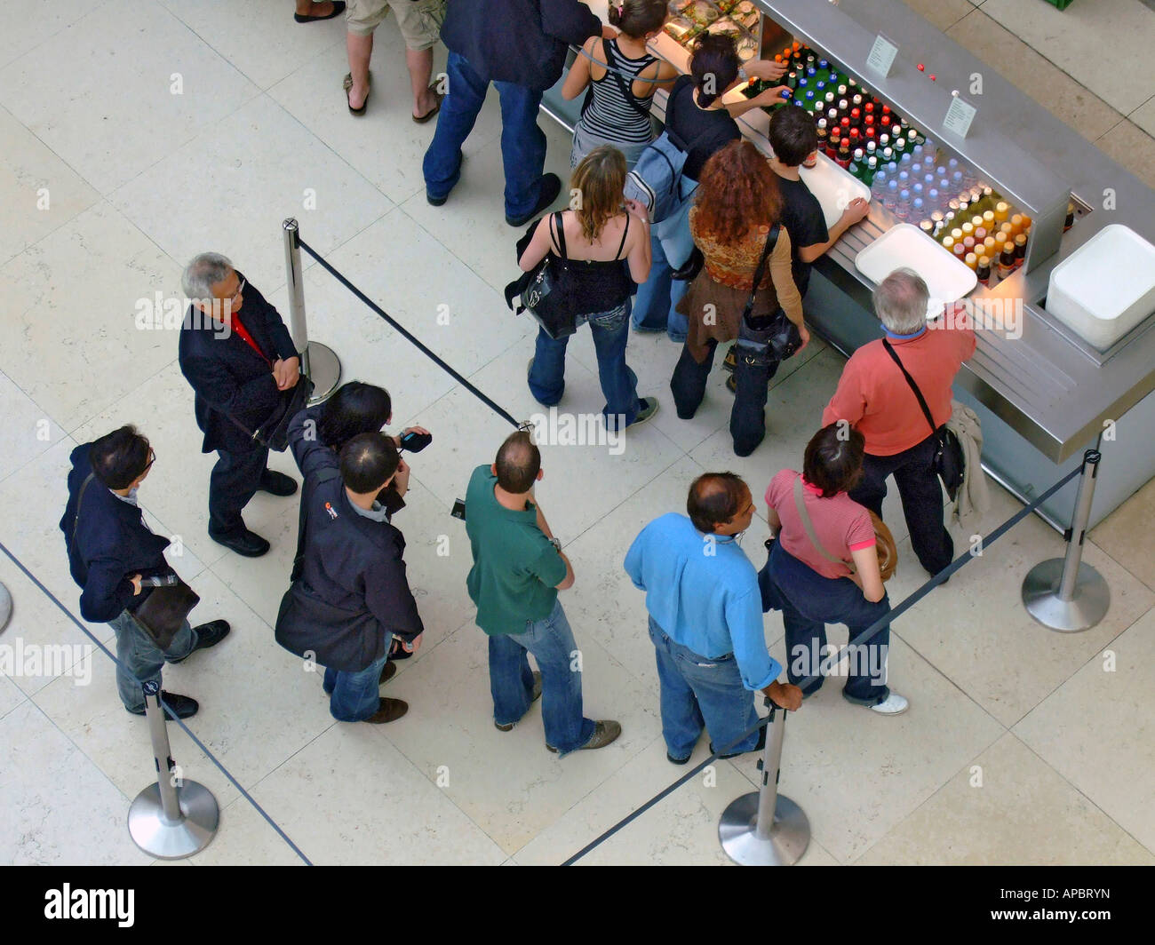 "selfservice cafeteria, "British Museum", London, England Stock Photo