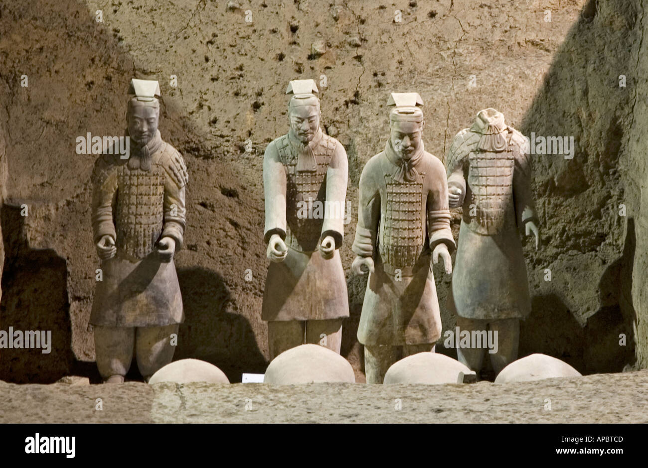 Xi'an Terracotta Warriors exhibition Stock Photo - Alamy