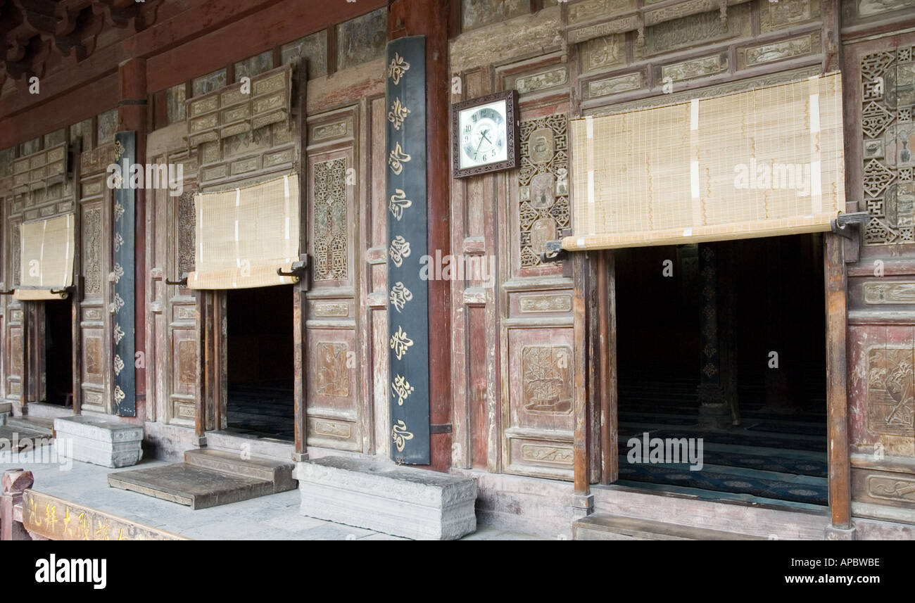 Doorways Great Mosque, Xi'an China Stock Photo