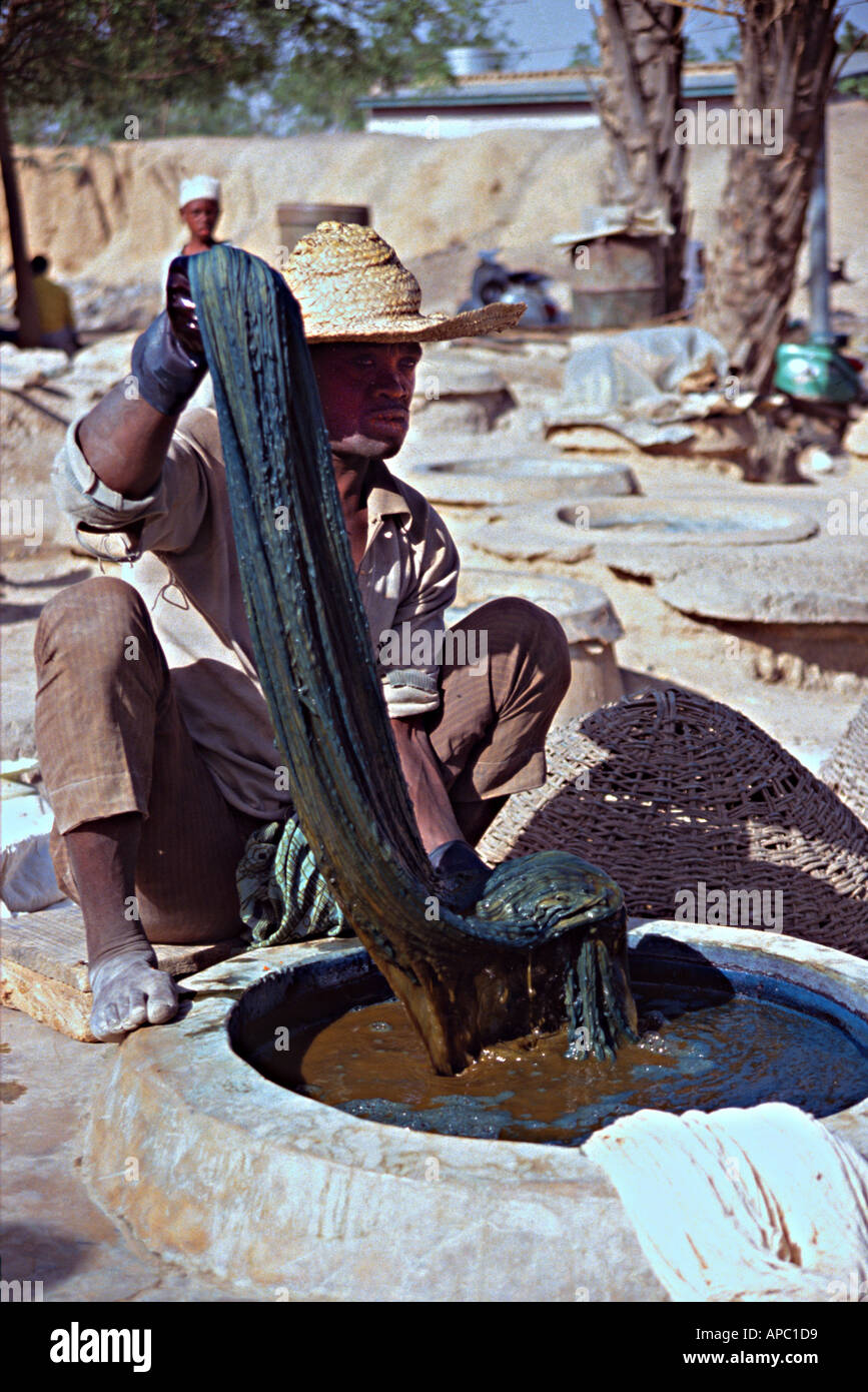 Dye Pits Kano Nigeria West Africa Stock Photo - Alamy