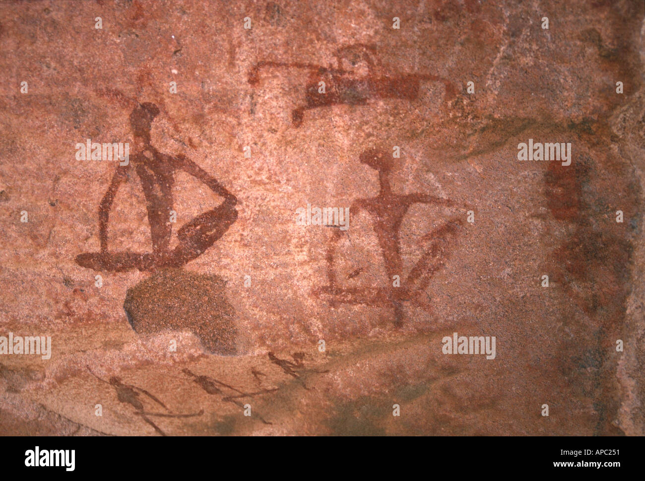 Rock Etchings at Twyfelfontein Namibia Southern Africa Stock Photo
