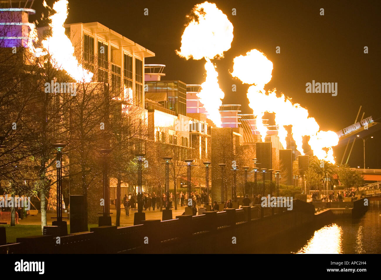 Melbourne casino flames images
