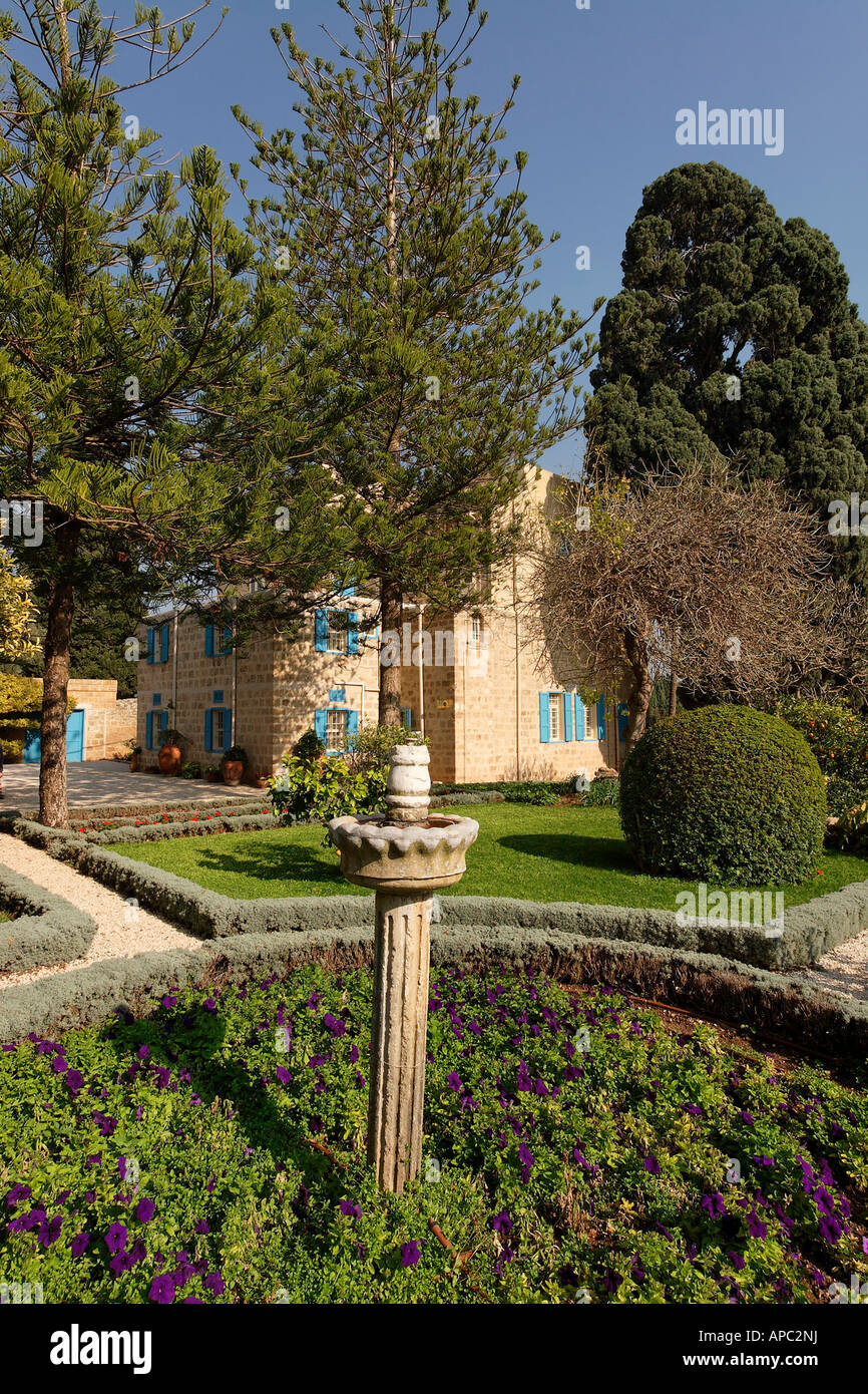 Israe the Galilee The Bahai Garden near Nahariya Stock Photo Alamy