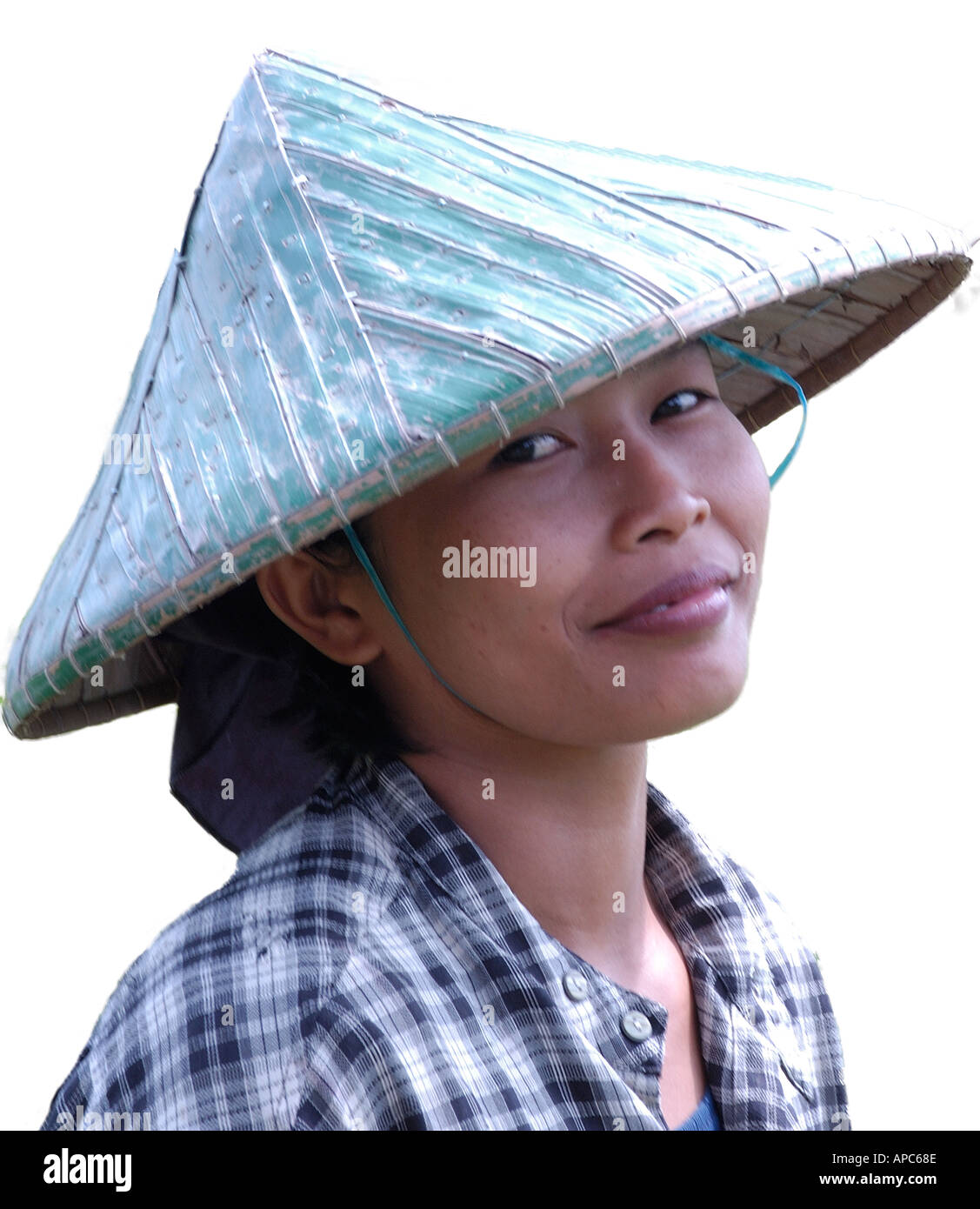 rice field worker hat