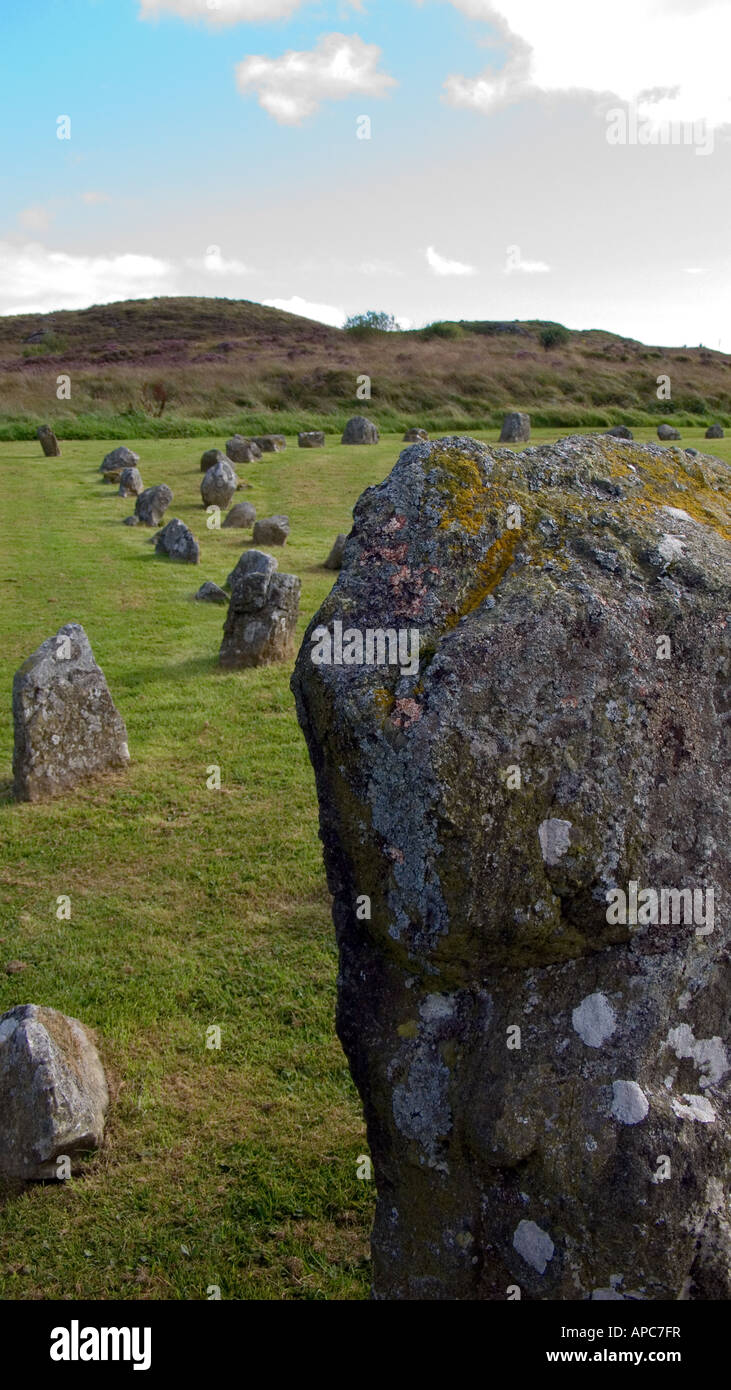Beaghmore stone circles, Cookstown, County Tyrone, N. Ireland Stock