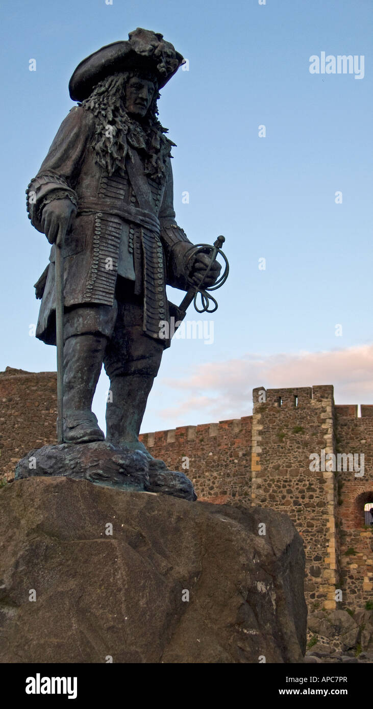Statue of King William III of Orange, Carrickfergus, Co. Antrim, N. Ireland Stock Photo Alamy