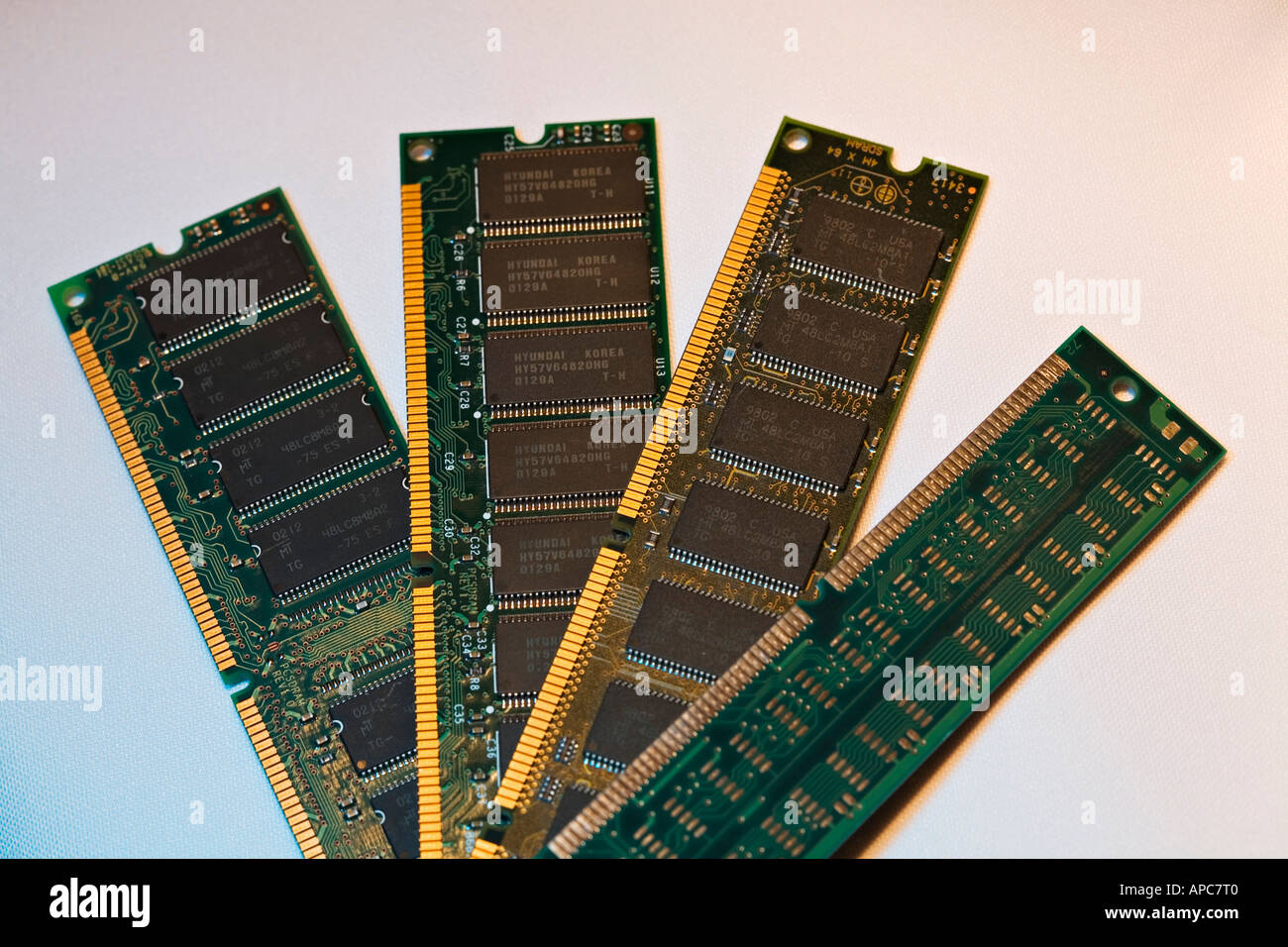 Computer memory chips (RAM Stock Photo - Alamy