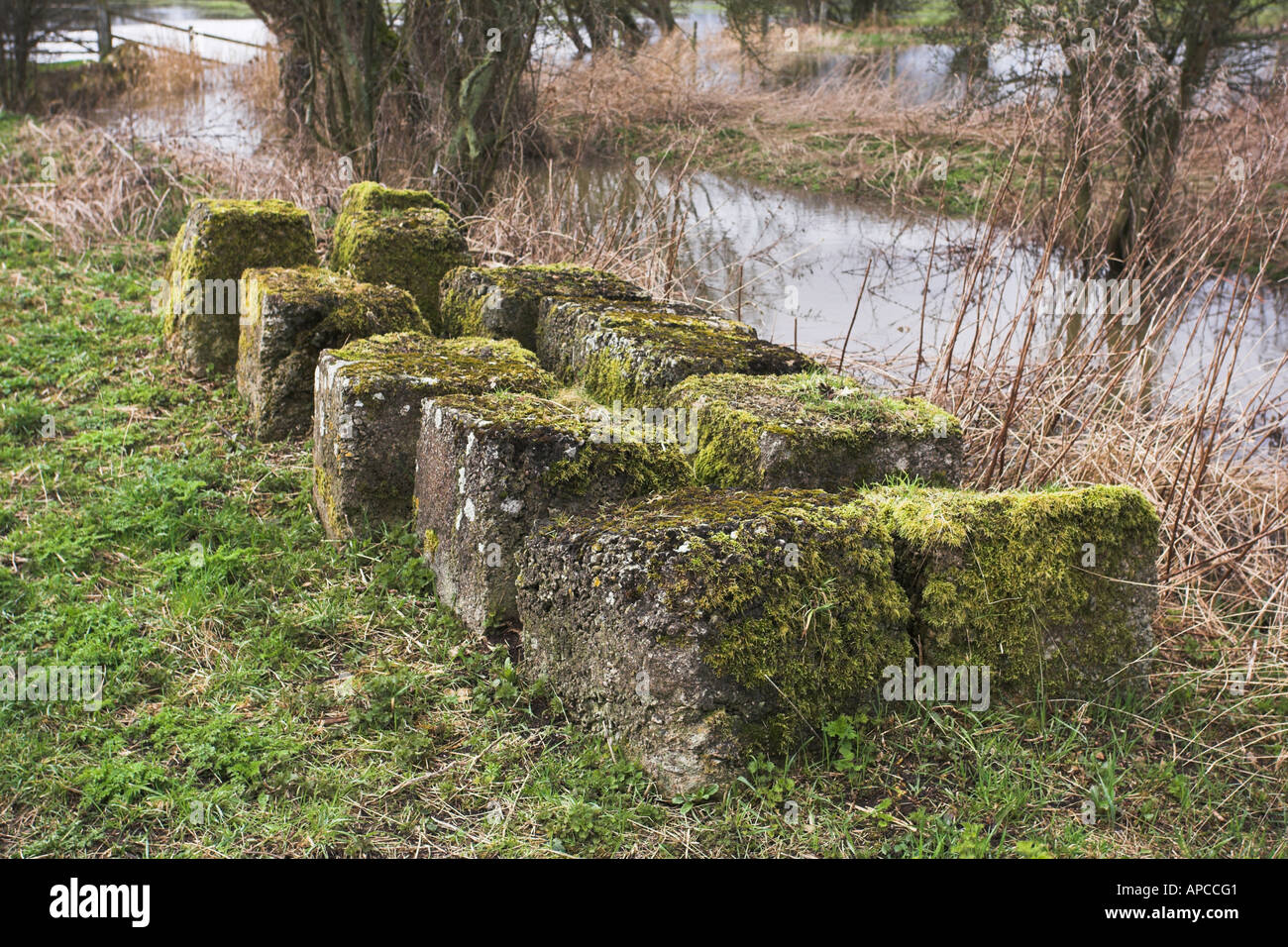 Glider Blocks used during the Second World War to prevent enemy gliders
