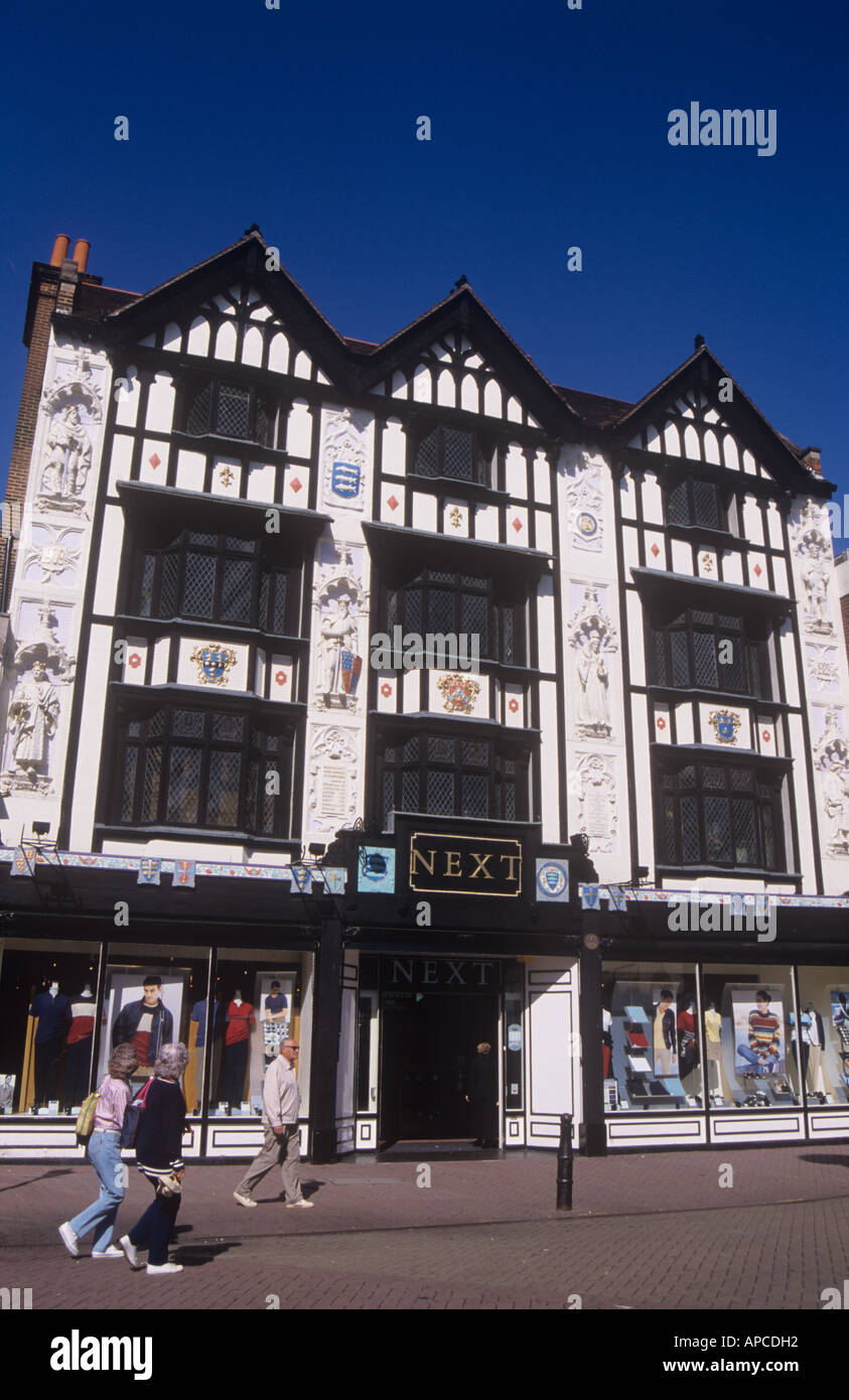 The Tudor Facade of the Next Store, Market Place, Kingston upon Thames