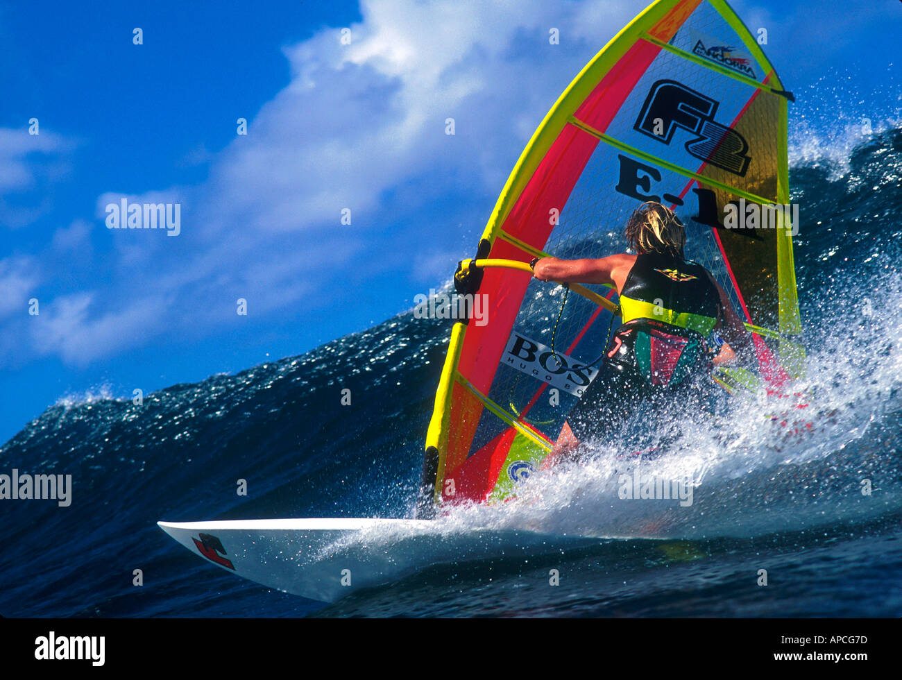 Professional windsurfer hires stock photography and images Alamy