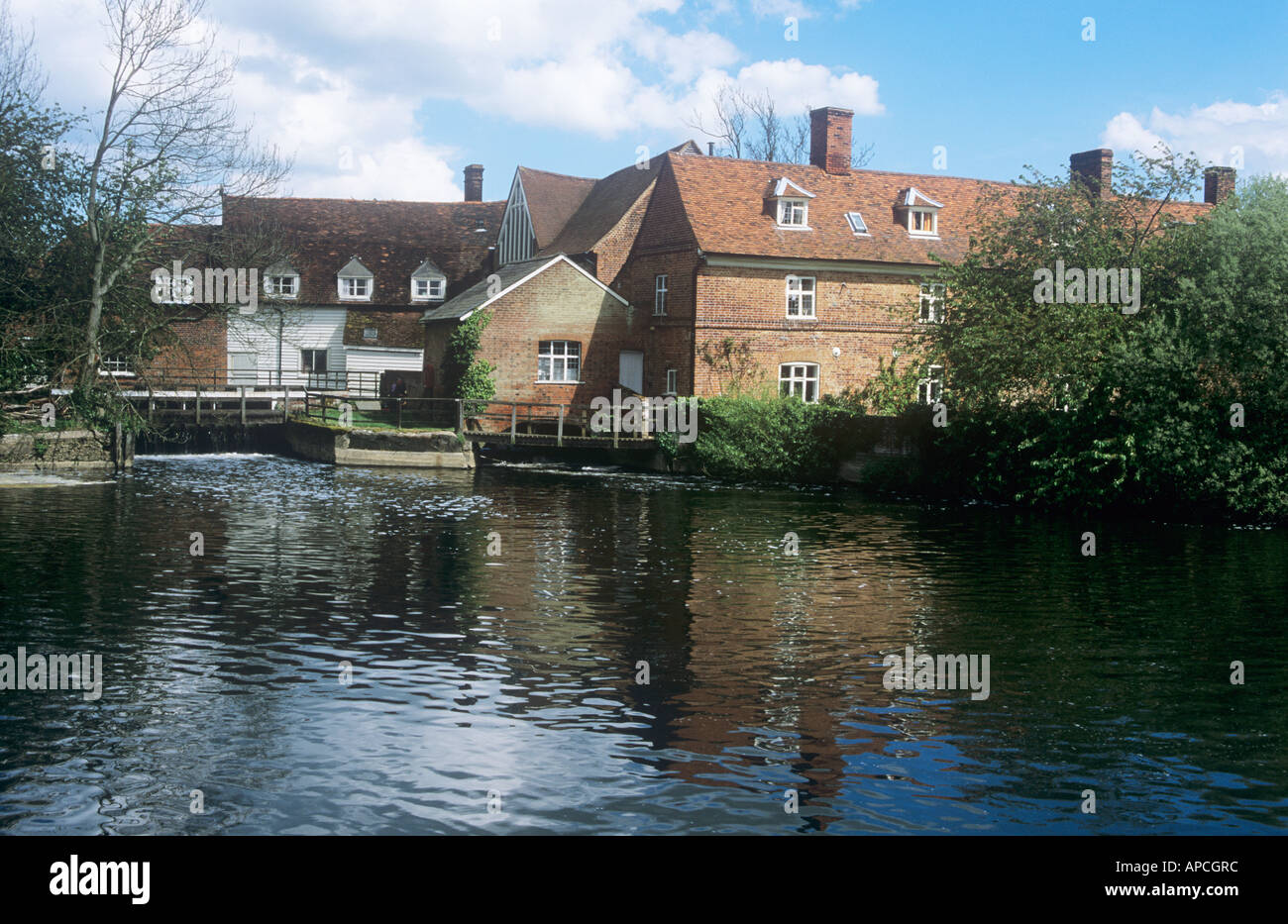 Flatford Mill on the River Stour, Flatford, near East Bergholt, Dedham